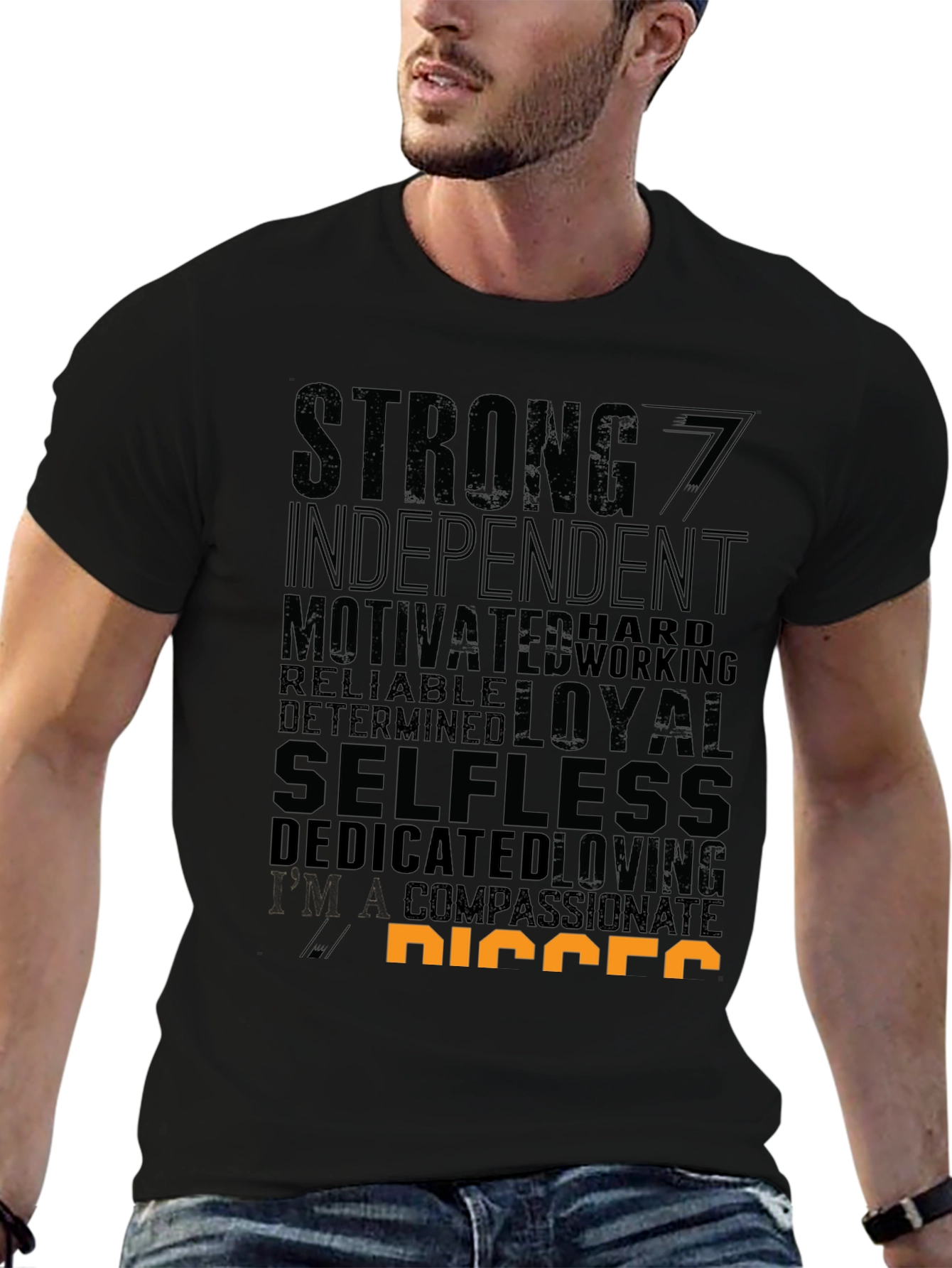 Strong Independent Graphic Print Crew Neck T-Shirt