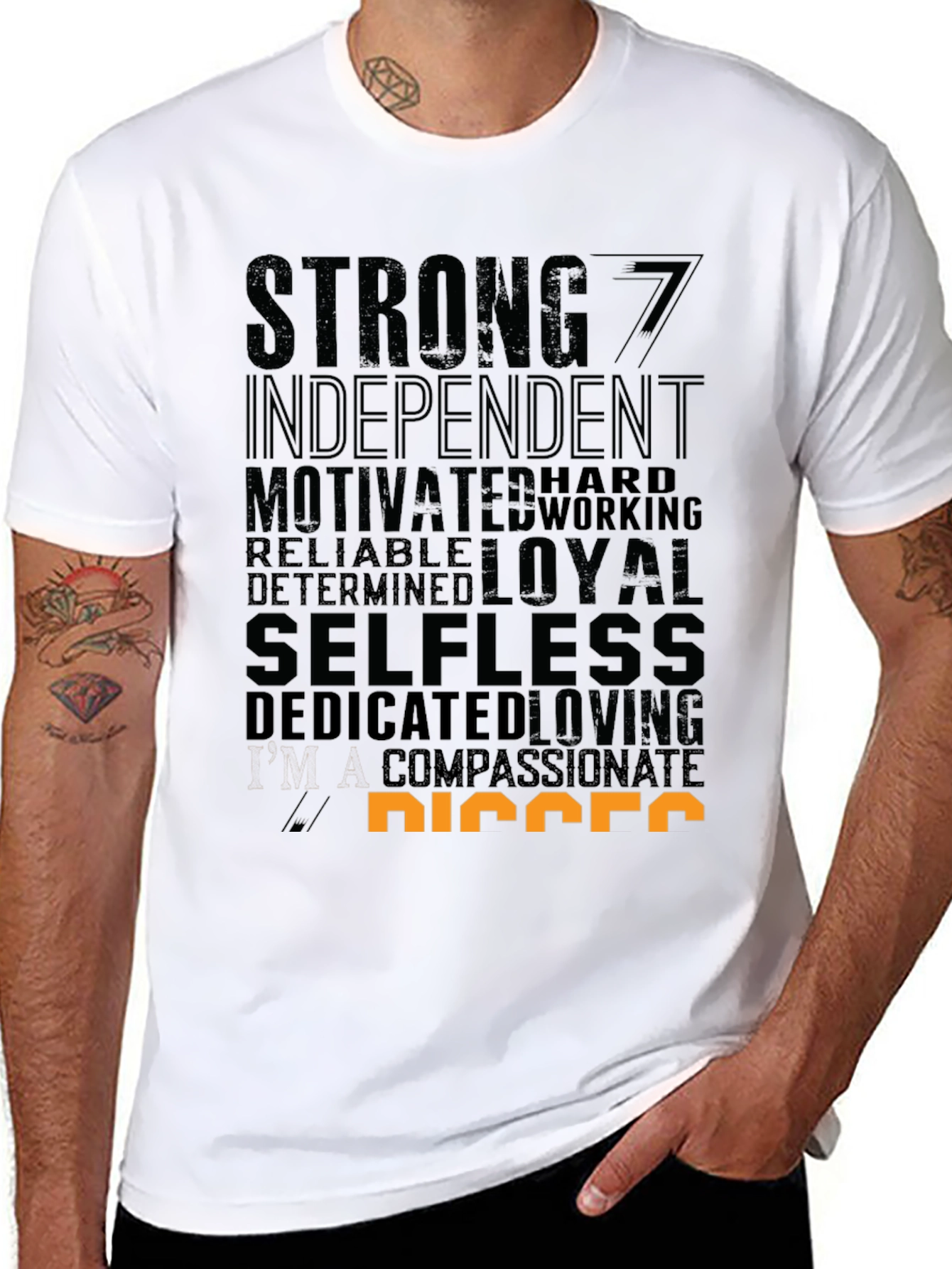 Strong Independent Graphic Print Crew Neck T-Shirt
