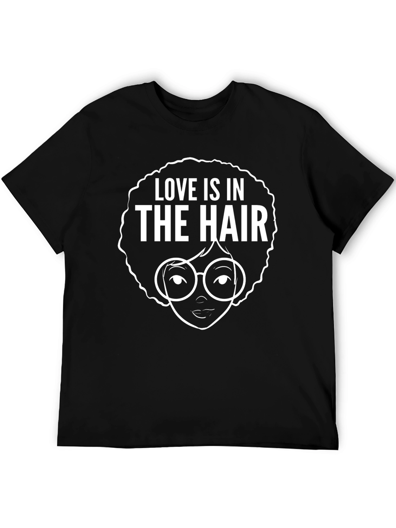Love is in the Hair Graphic T-Shirt
