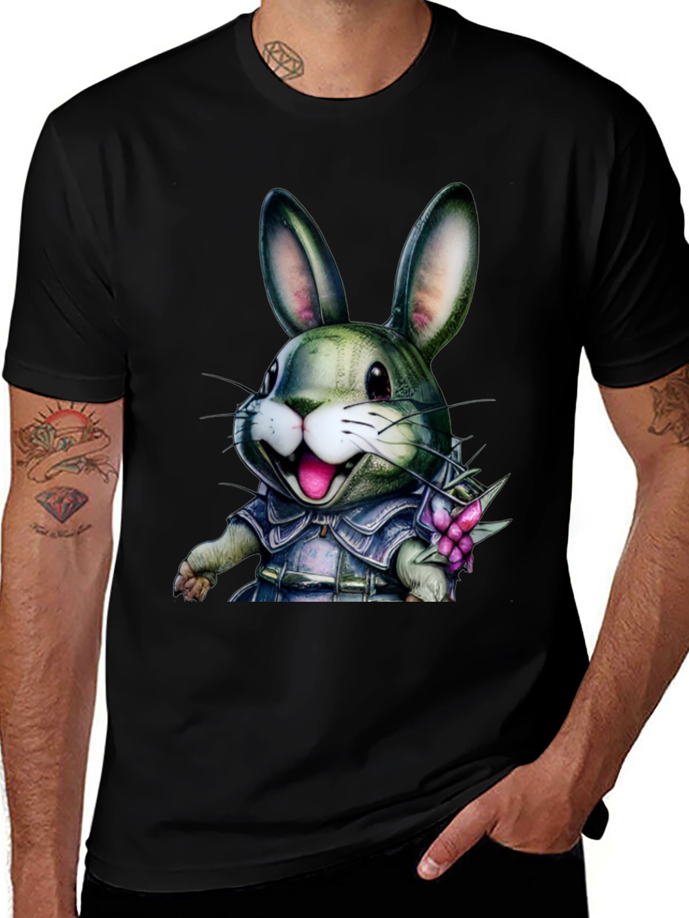 Bunny Graphic Tee - Unique Character Design