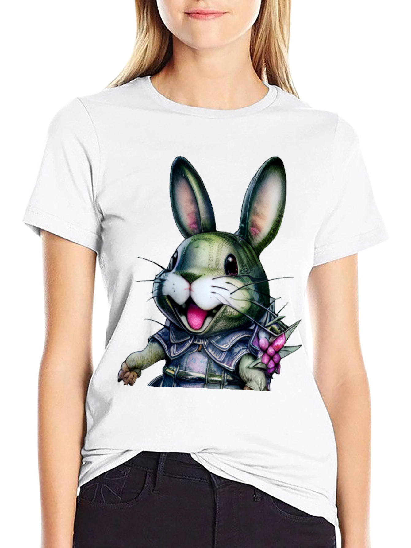 Bunny Graphic Tee - Unique Character Design