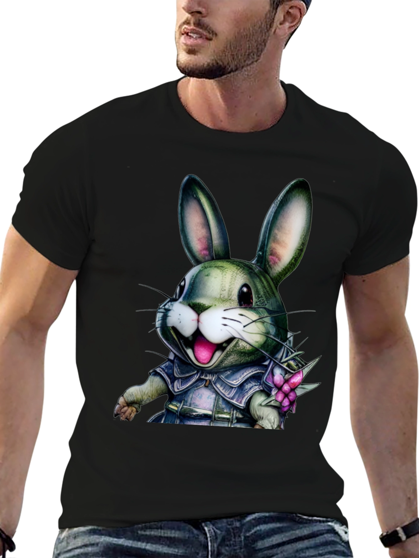 Bunny Graphic Tee - Unique Character Design