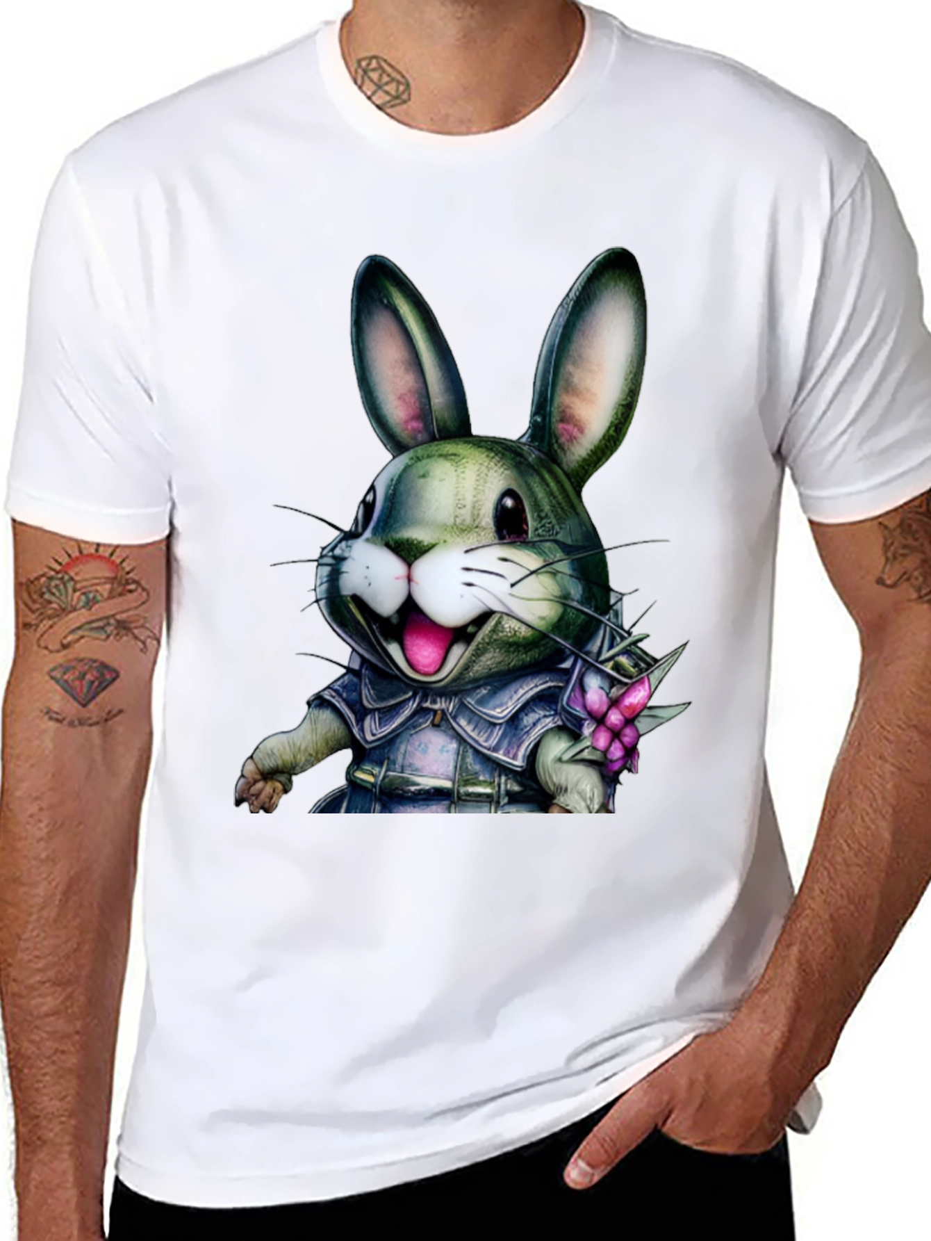 Bunny Graphic Tee - Unique Character Design