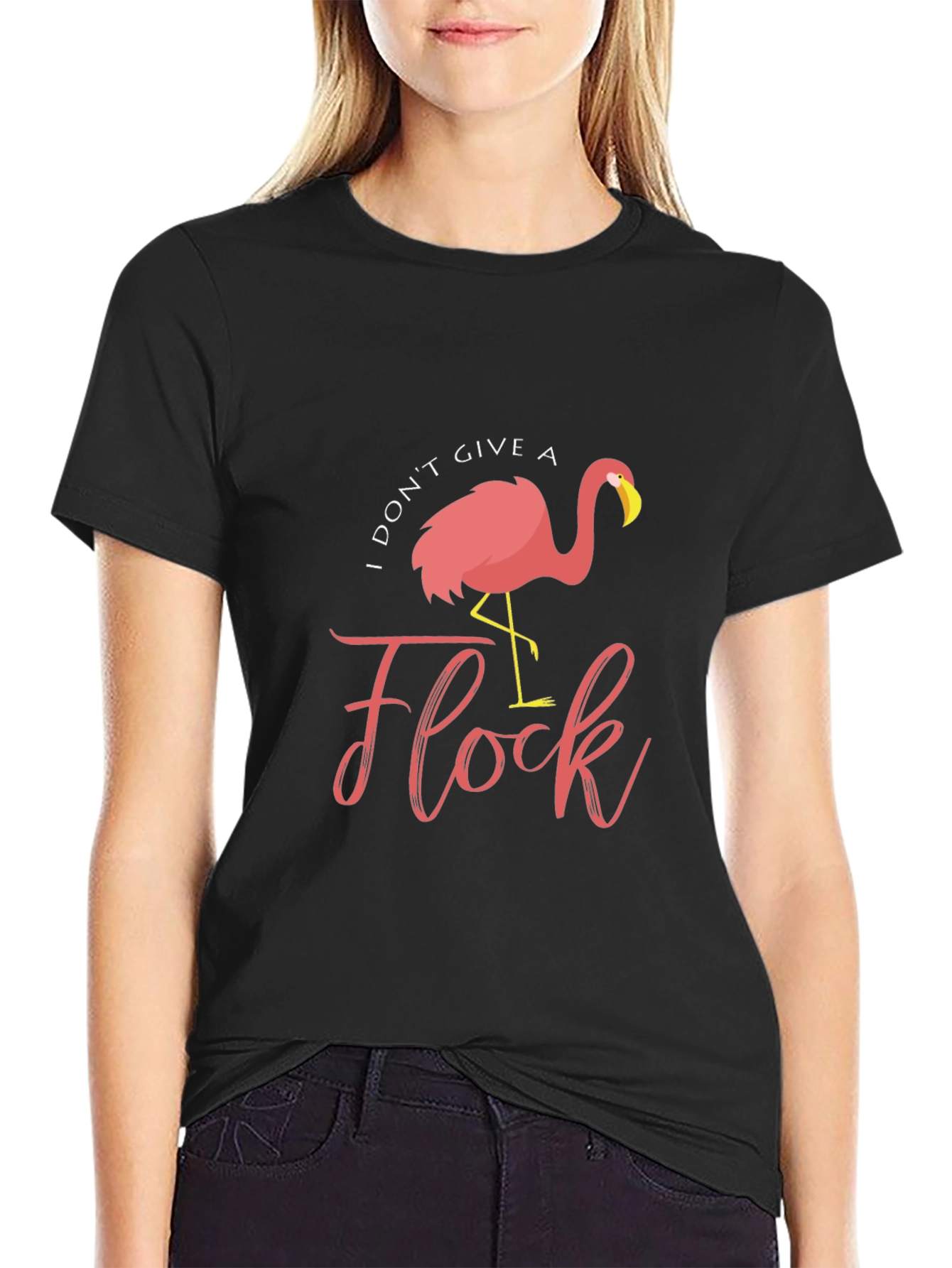 I Dont Give a Flock Flamingo T-Shirt