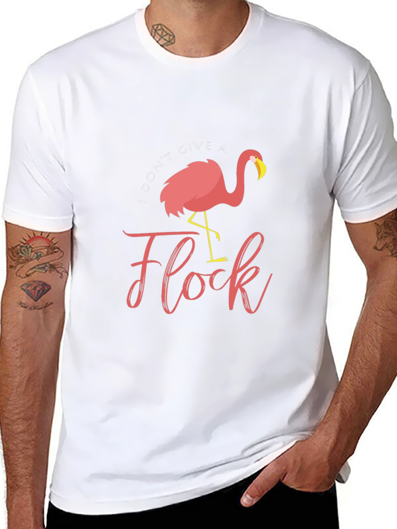 I Dont Give a Flock Flamingo T-Shirt