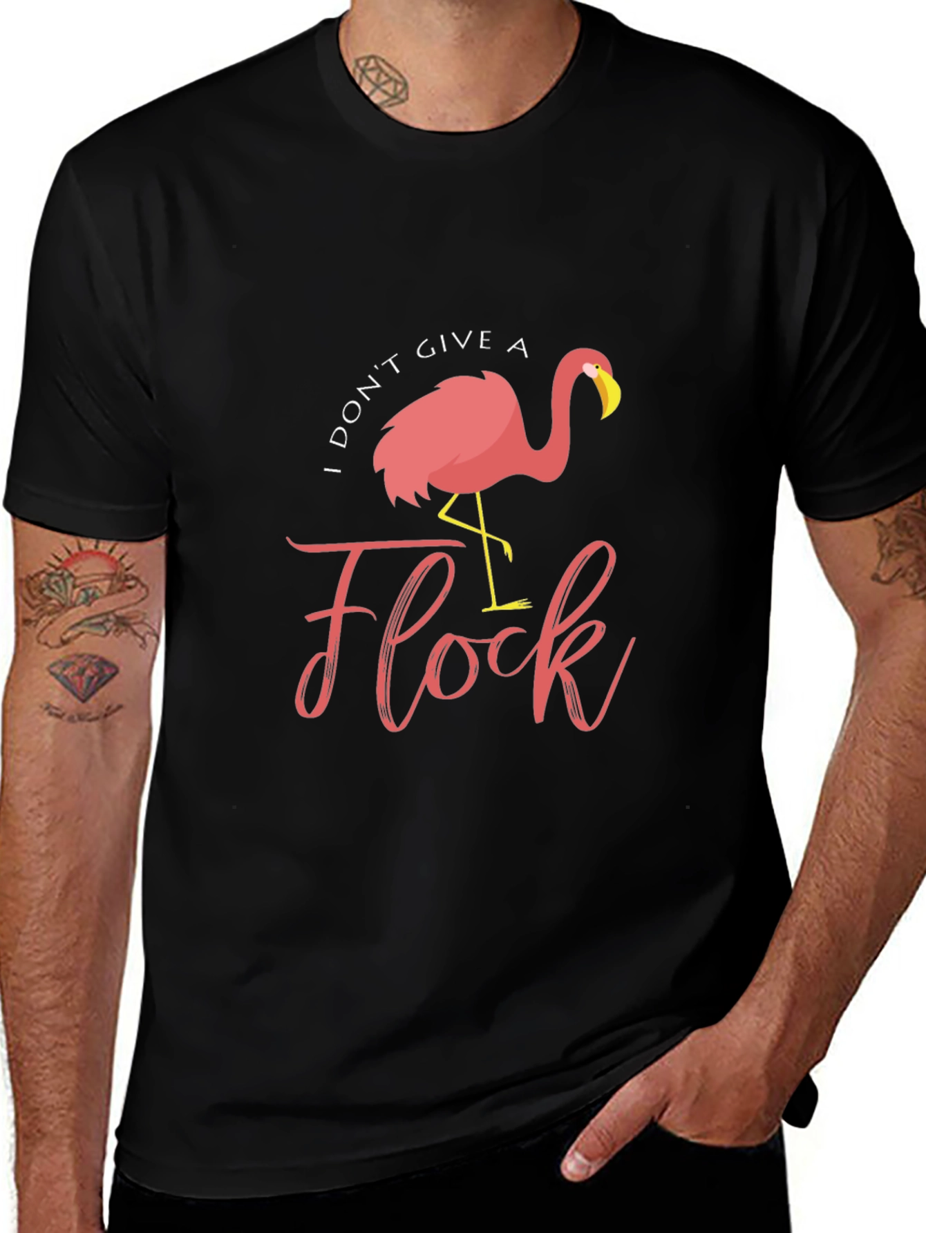 I Dont Give a Flock Flamingo T-Shirt