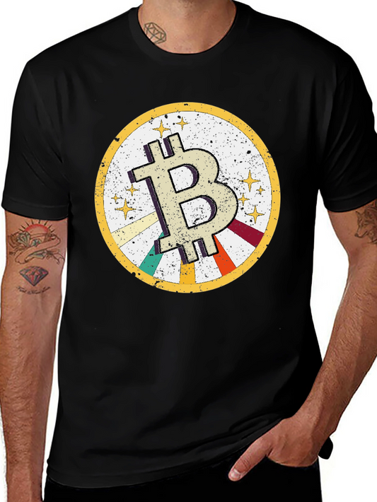 Retro Bitcoin T-Shirt - Vintage Crypto Tee