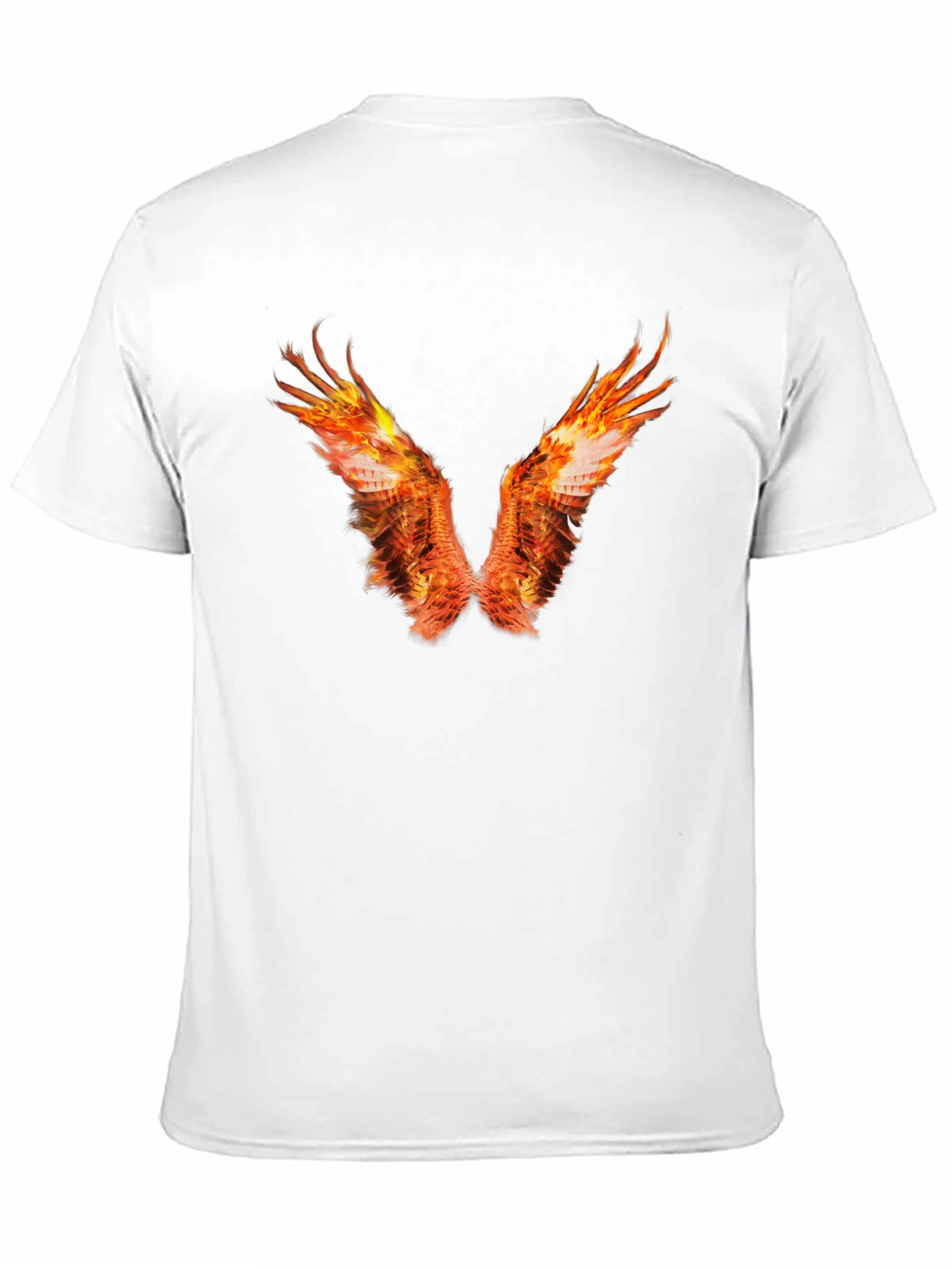 Fiery Wings Graphic Tee - Bold & Unique Design