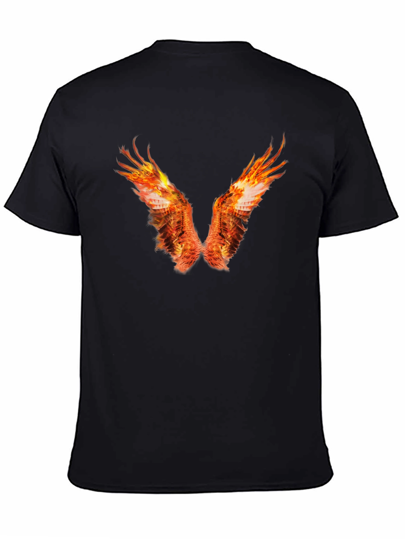 Fiery Wings Graphic Tee - Bold & Unique Design