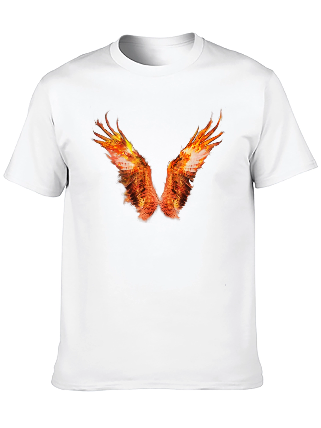Fiery Wings Graphic Tee - Bold & Unique Design