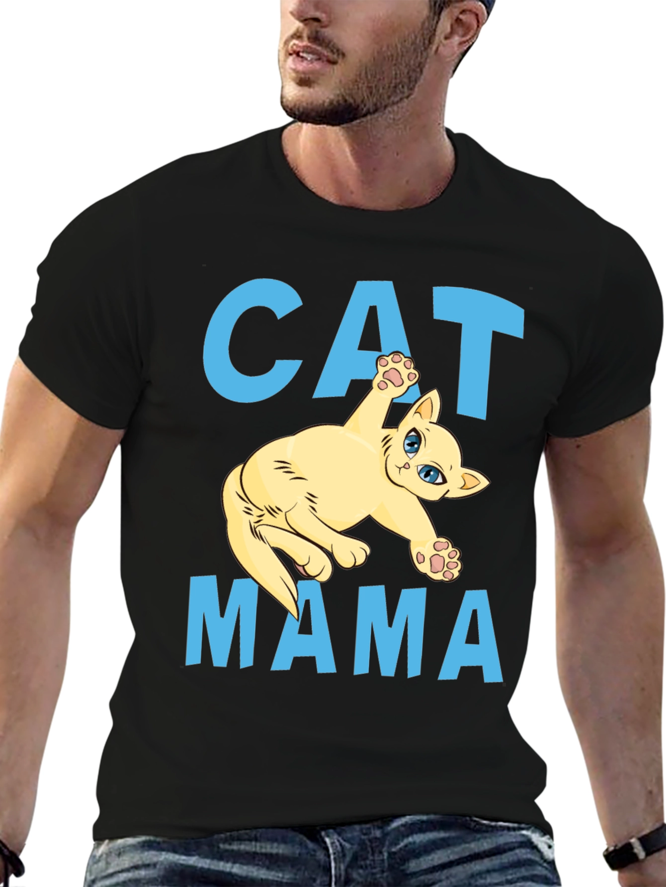Cat Mama Graphic T-Shirt