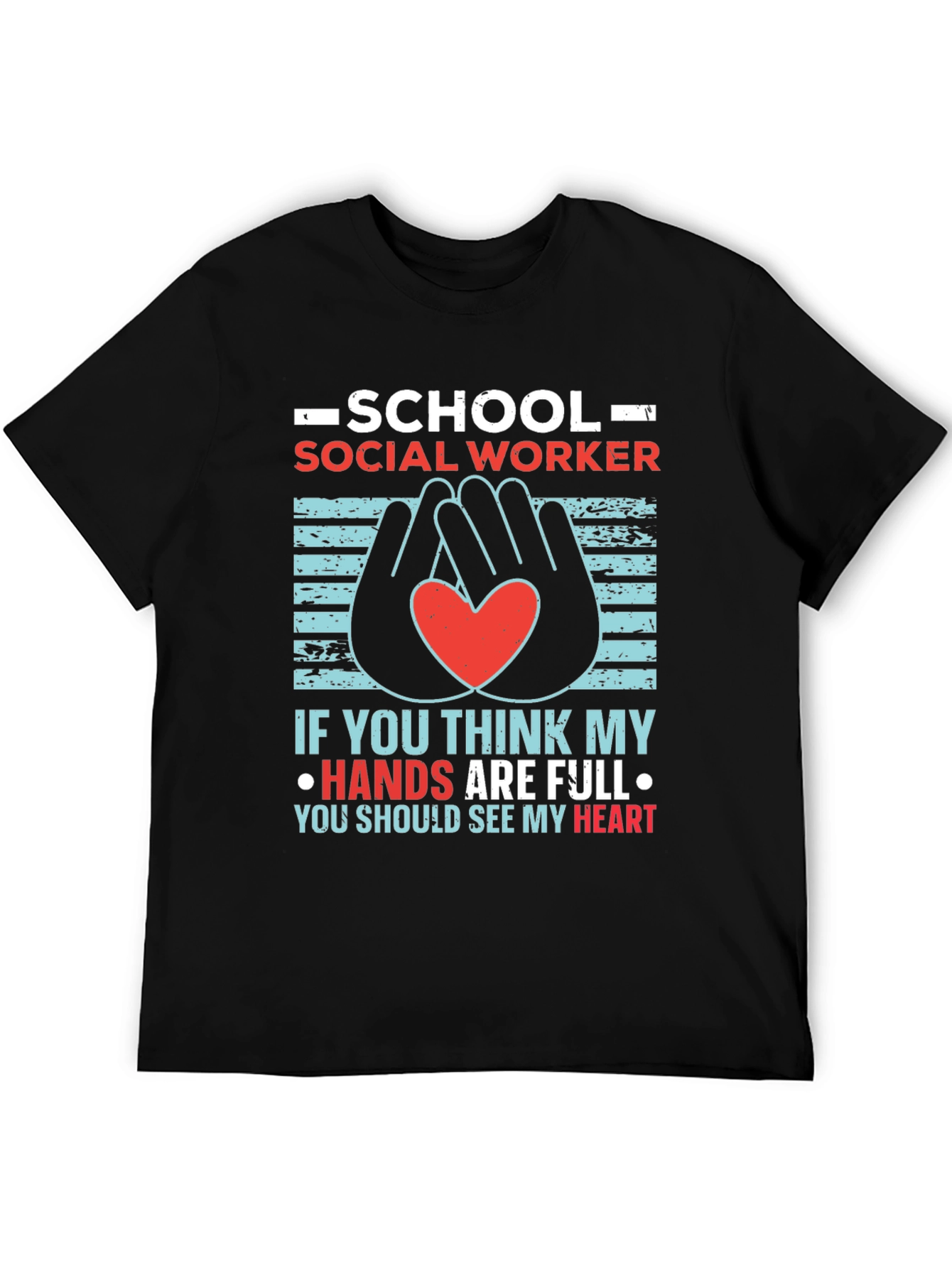 School Social Worker Graphic T-Shirt