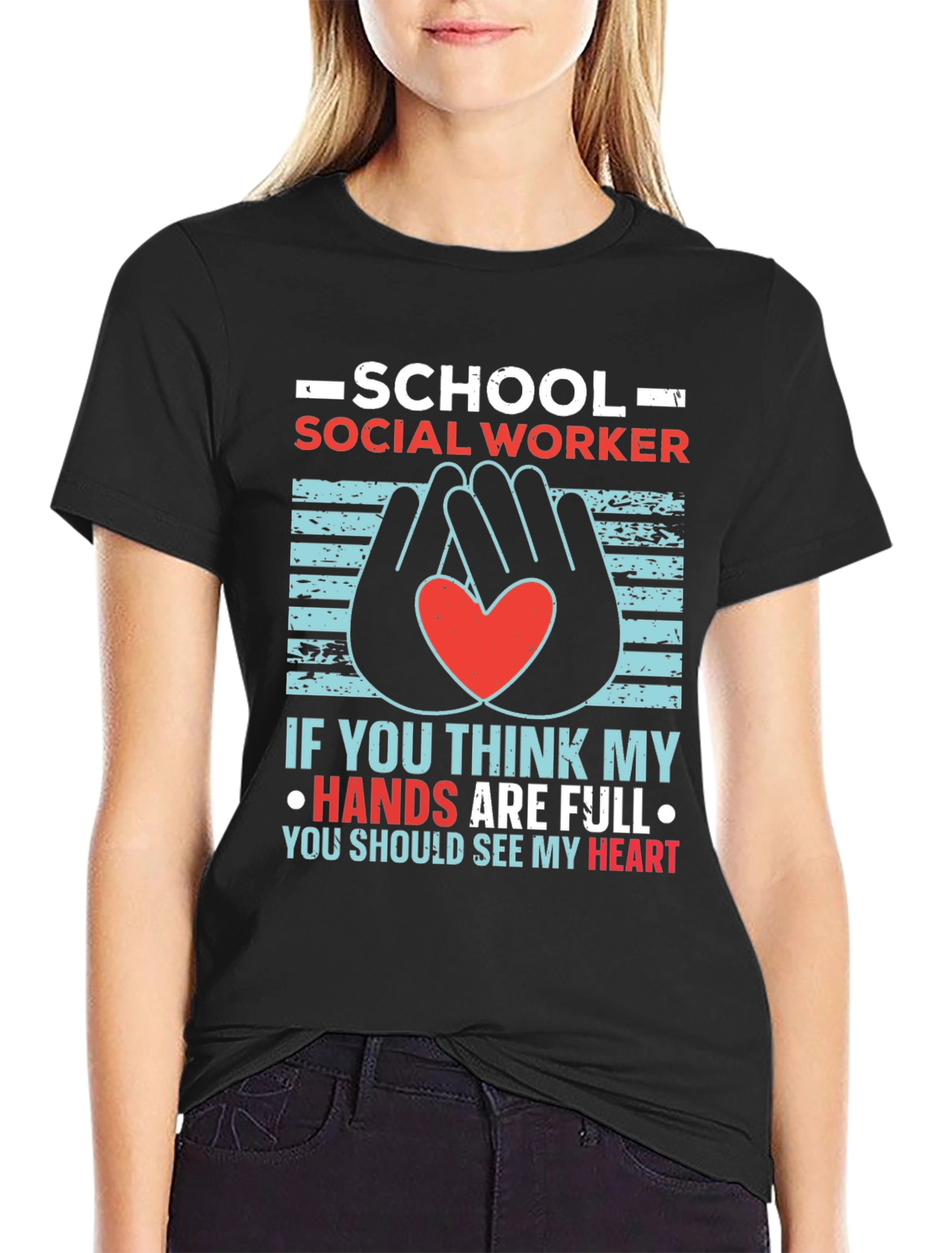 School Social Worker Graphic T-Shirt