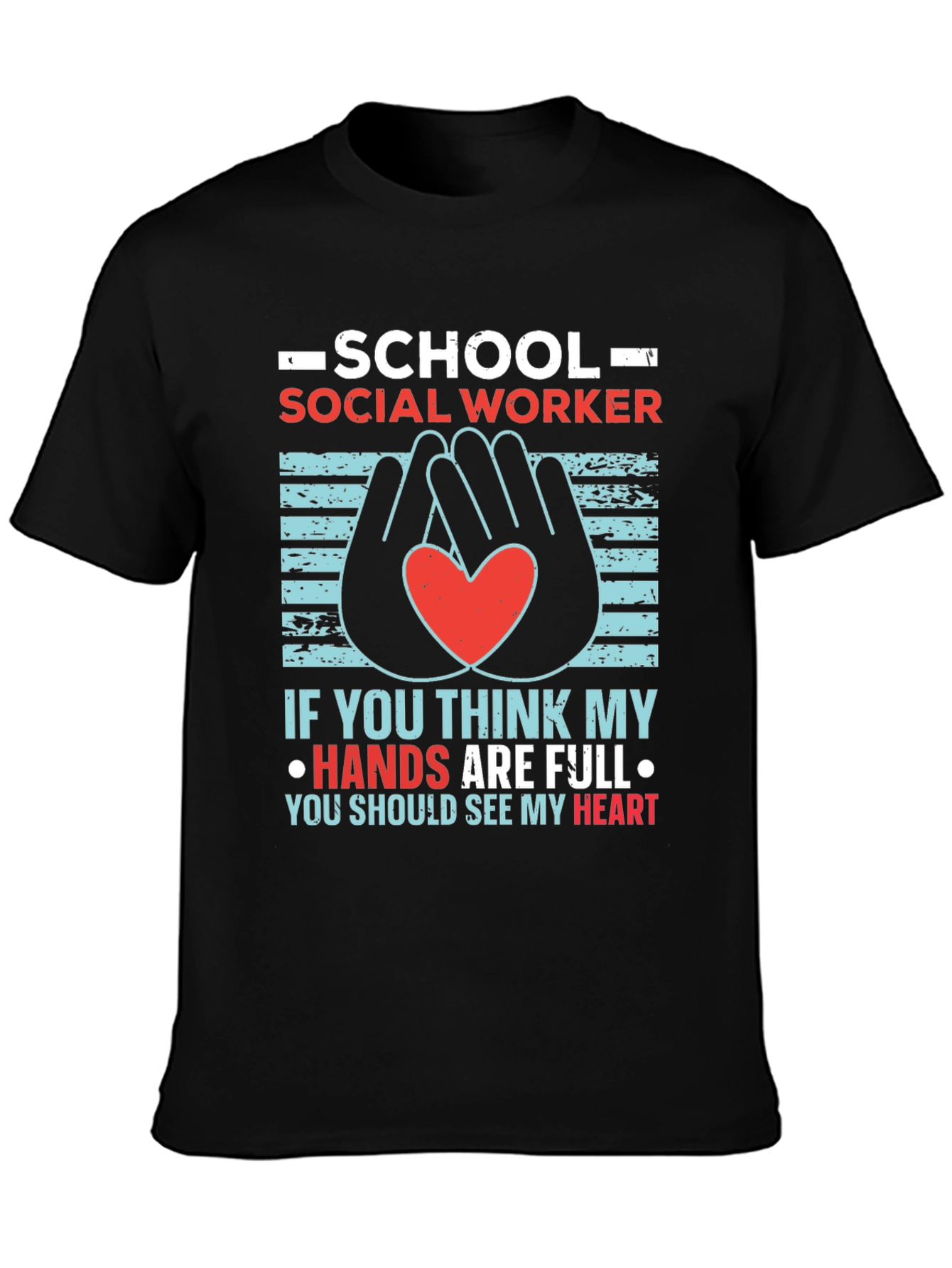 School Social Worker Graphic T-Shirt