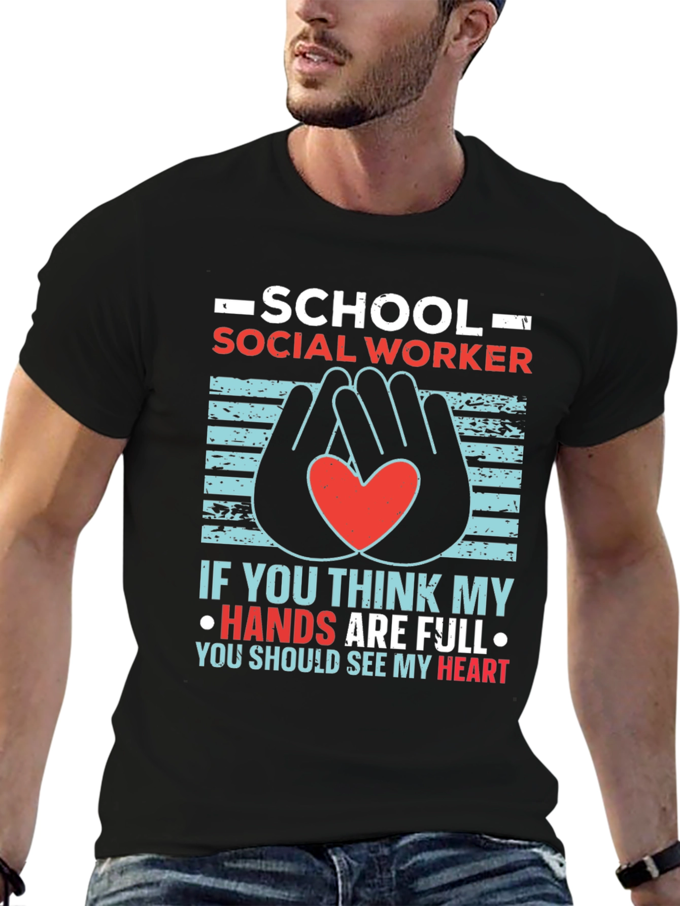 School Social Worker Graphic T-Shirt