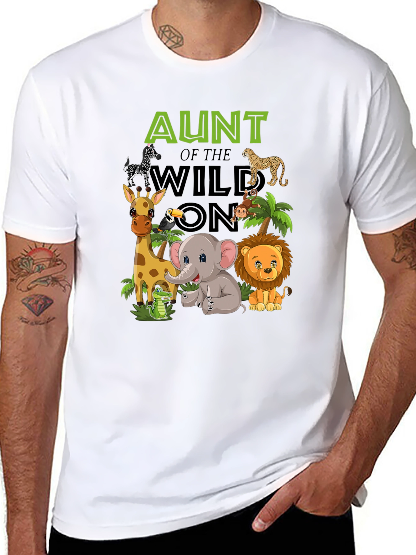 Aunt of the Wild One Graphic T-Shirt