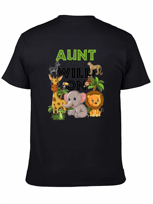 Aunt of the Wild One Graphic T-Shirt