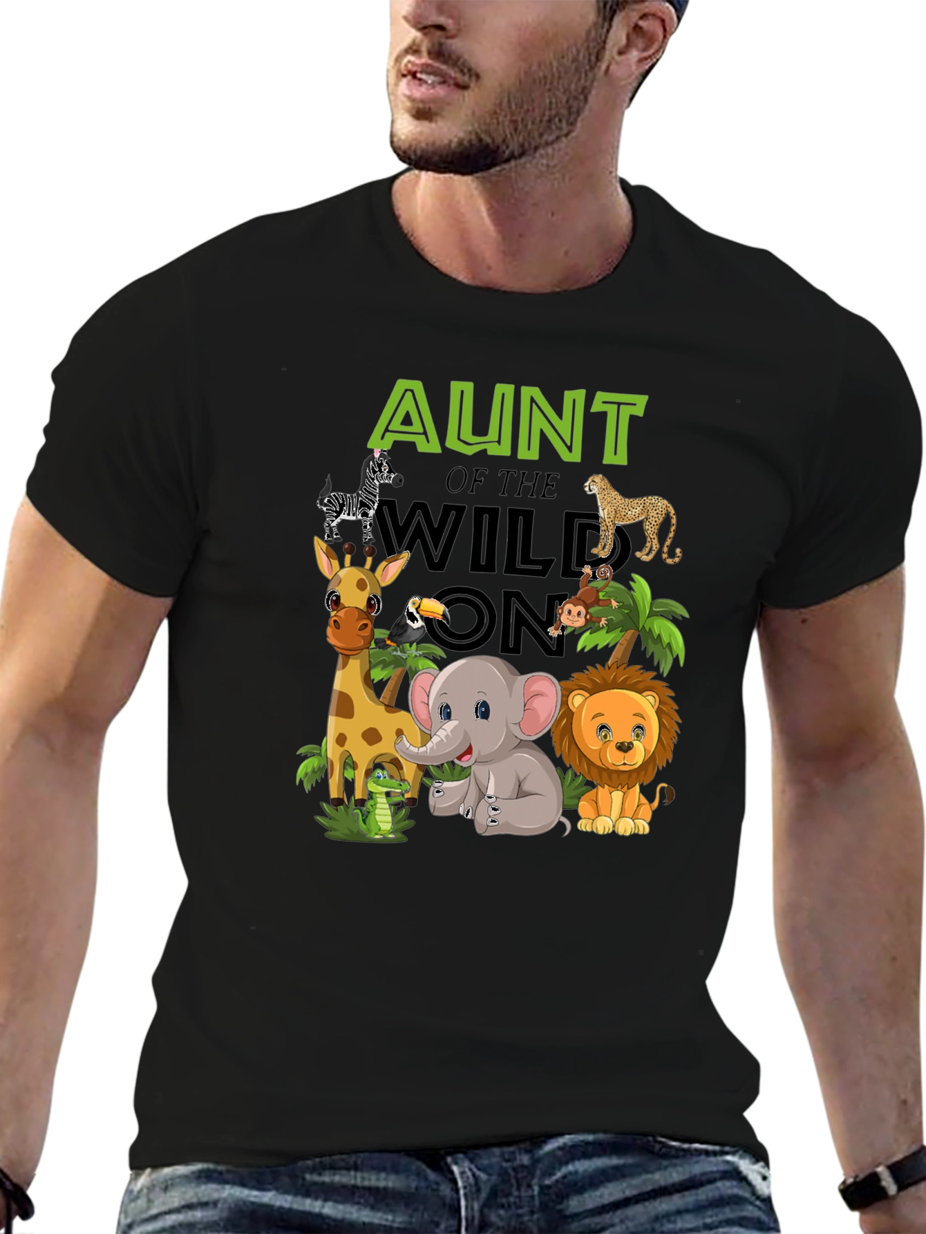 Aunt of the Wild One Graphic T-Shirt