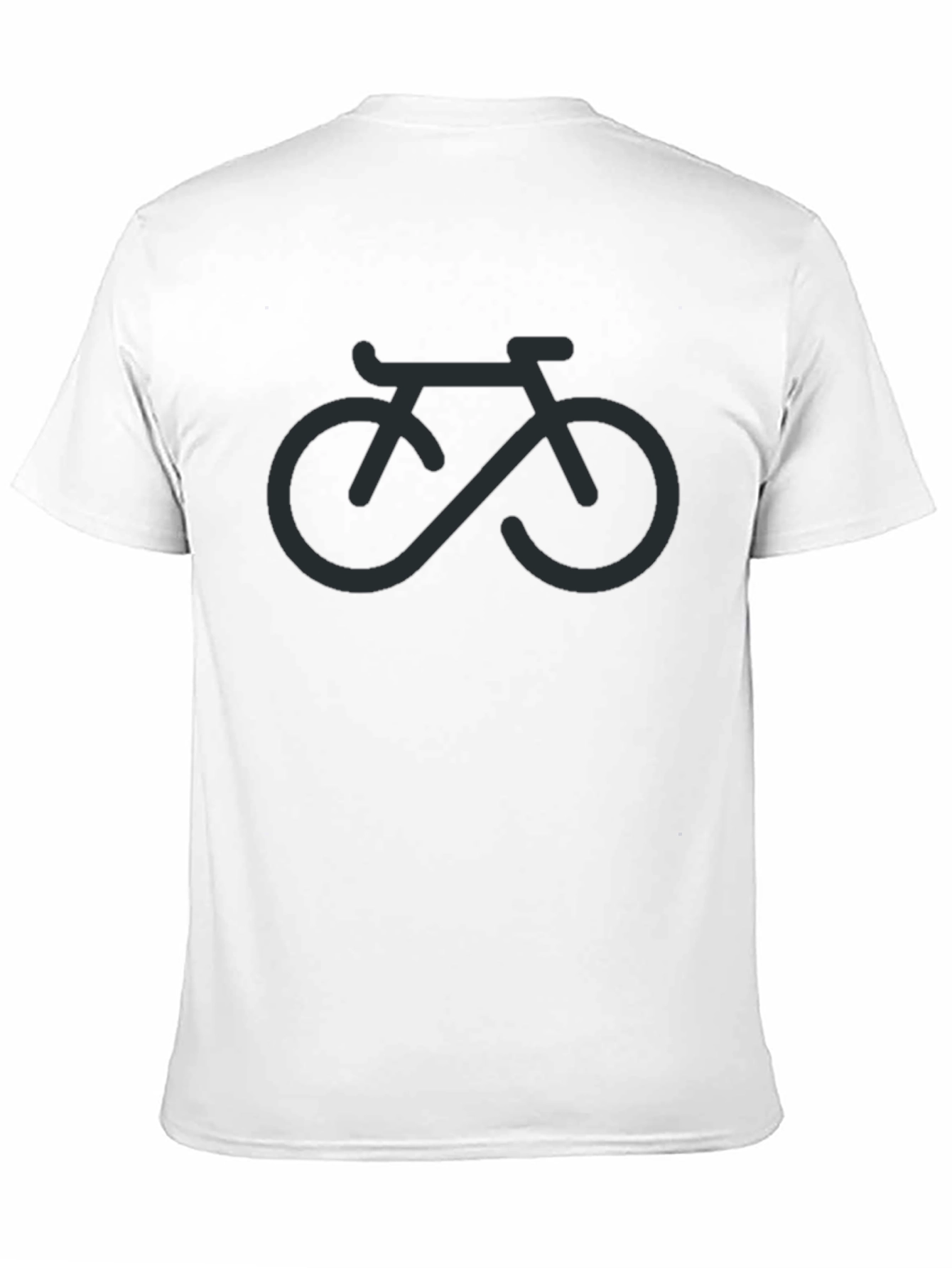 Infinity Bike Graphic Tee - Casual Black T-Shirt