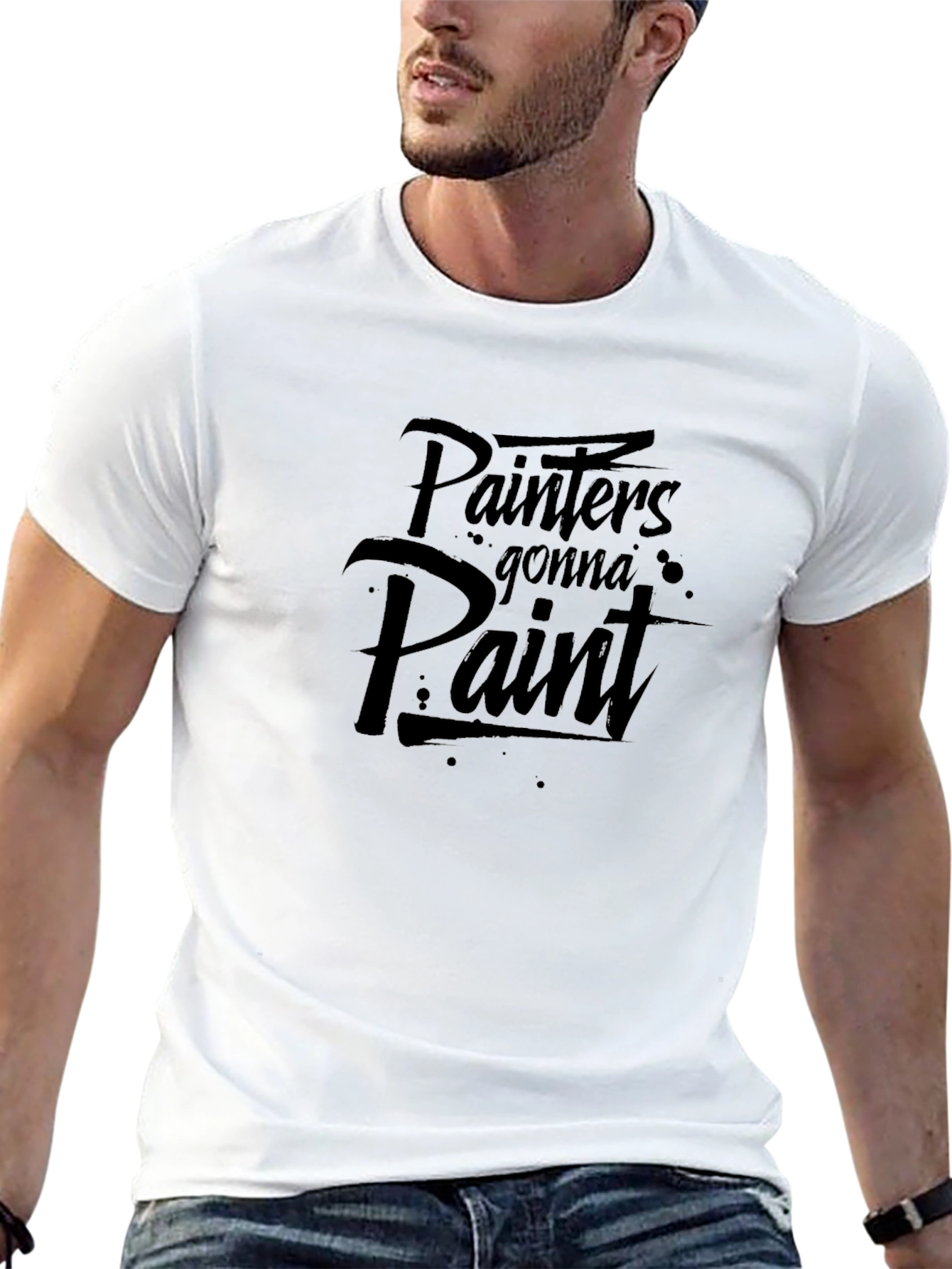 Painters Gonna Paint T-Shirt - Black