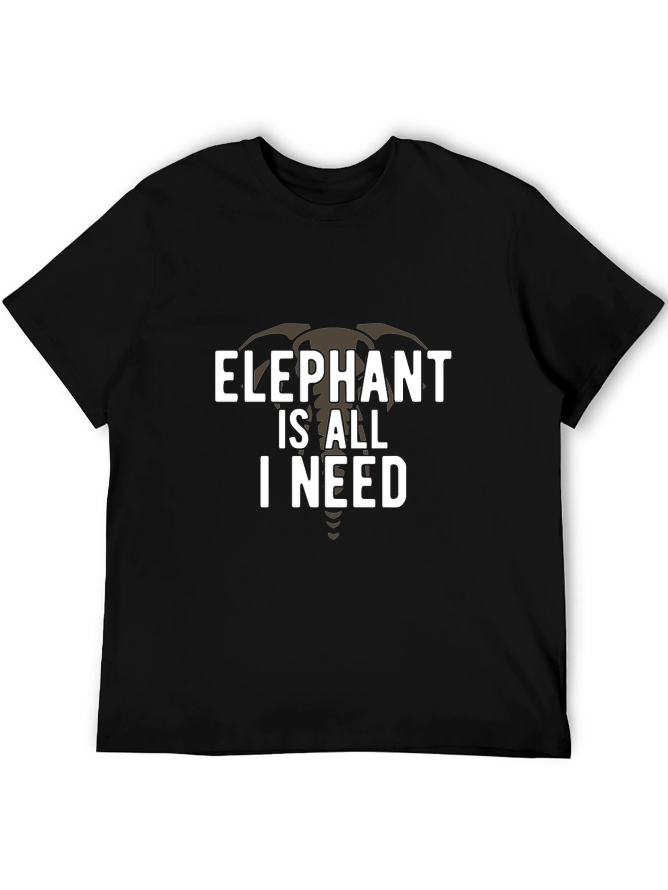 Elephant is All I Need Graphic T-Shirt