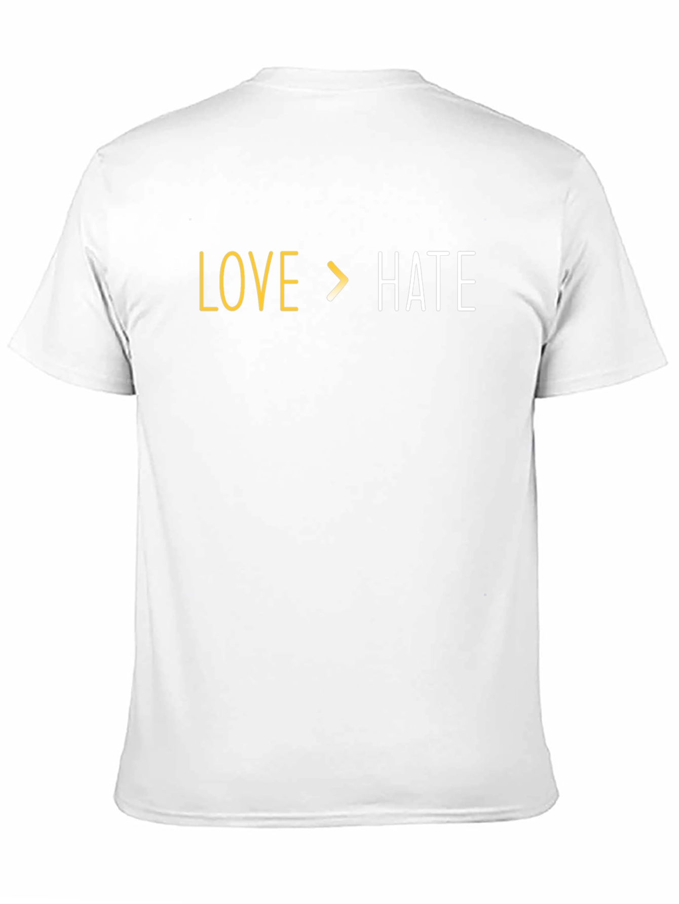 Love Over Hate Graphic Tee - Positive Message Shirt