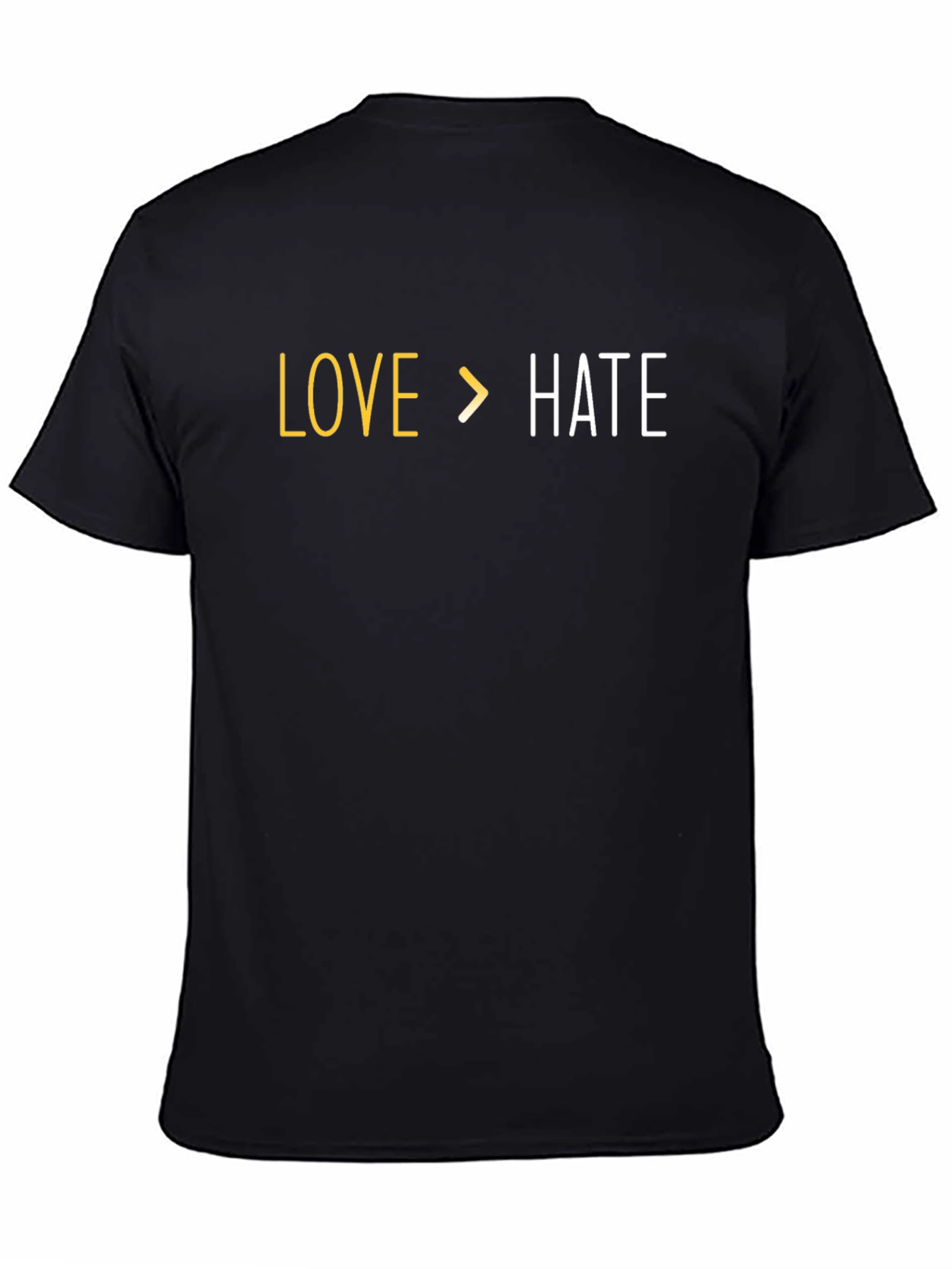 Love Over Hate Graphic Tee - Positive Message Shirt