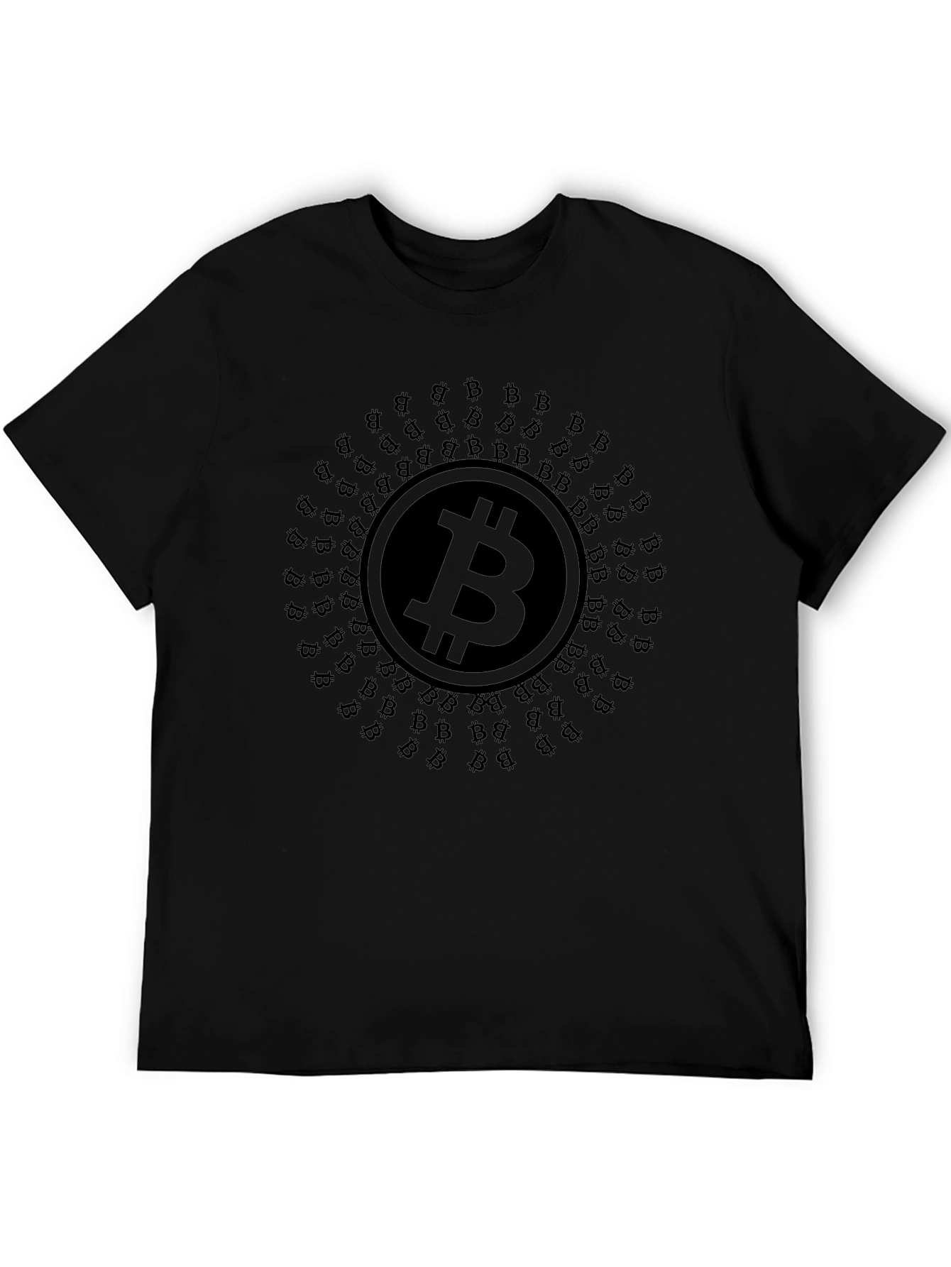 Bitcoin Black T-Shirt Crypto Fashion