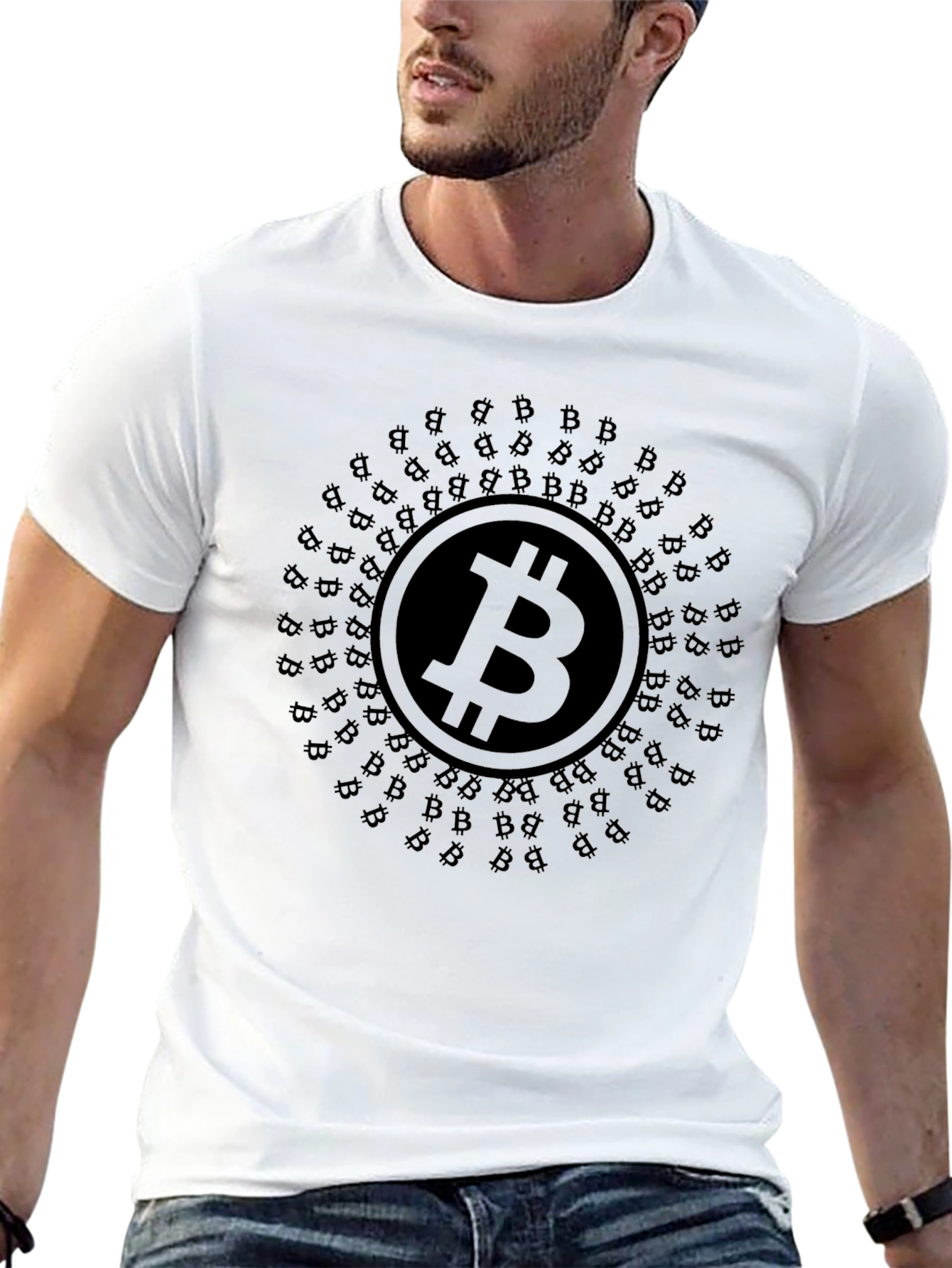 Bitcoin Black T-Shirt Crypto Fashion