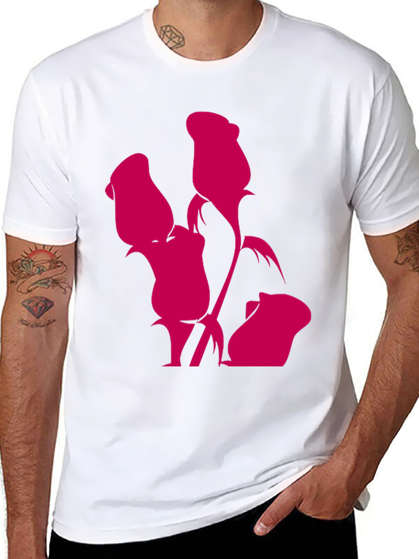 Bold Floral Graphic Tee