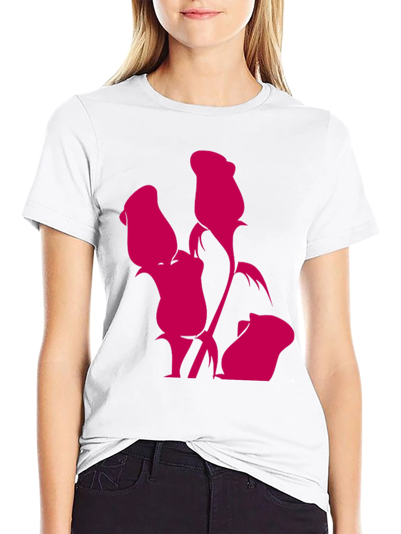 Bold Floral Graphic Tee