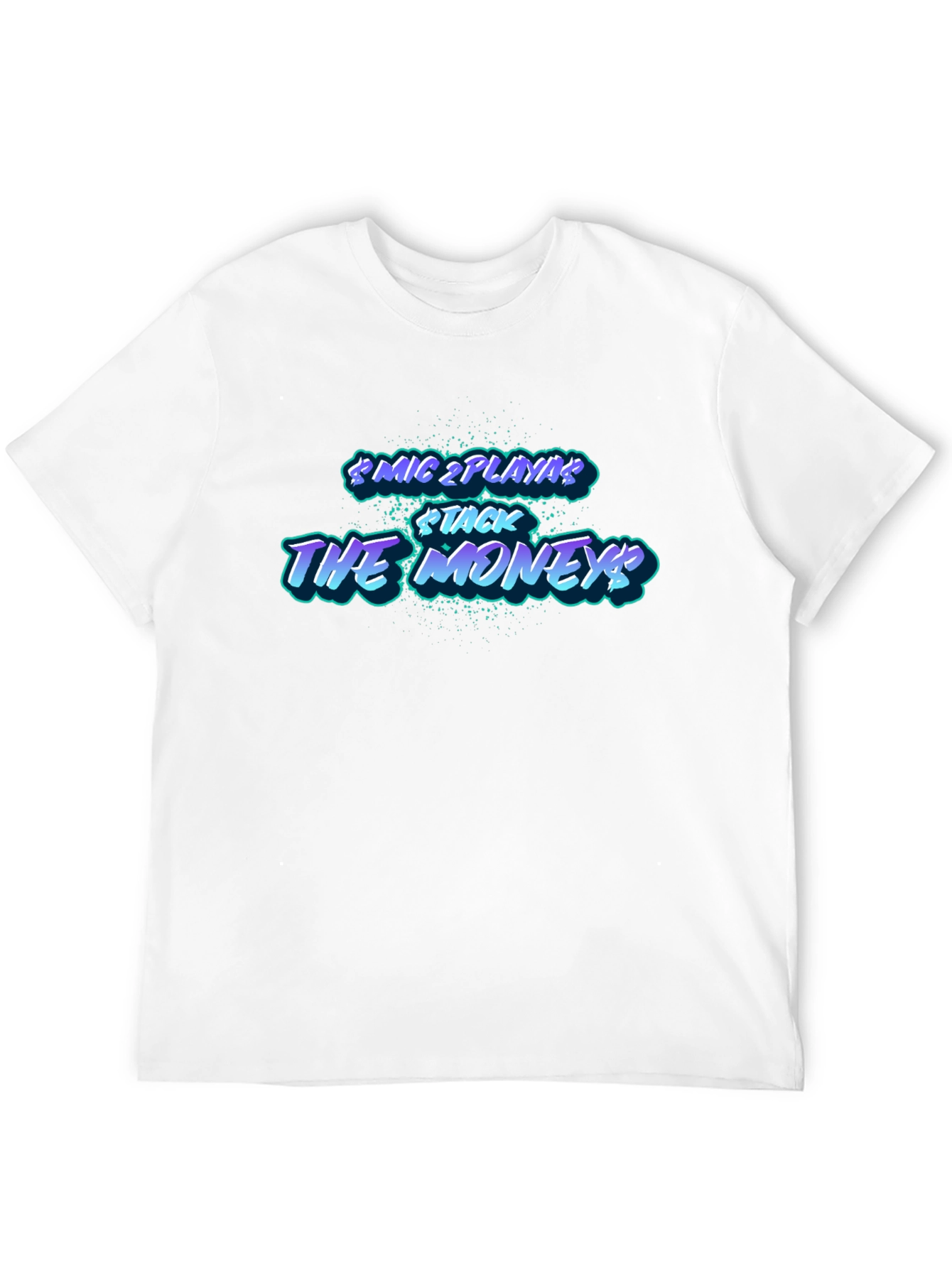 Mic 2 Playa Stack the Money Graphic T-Shirt