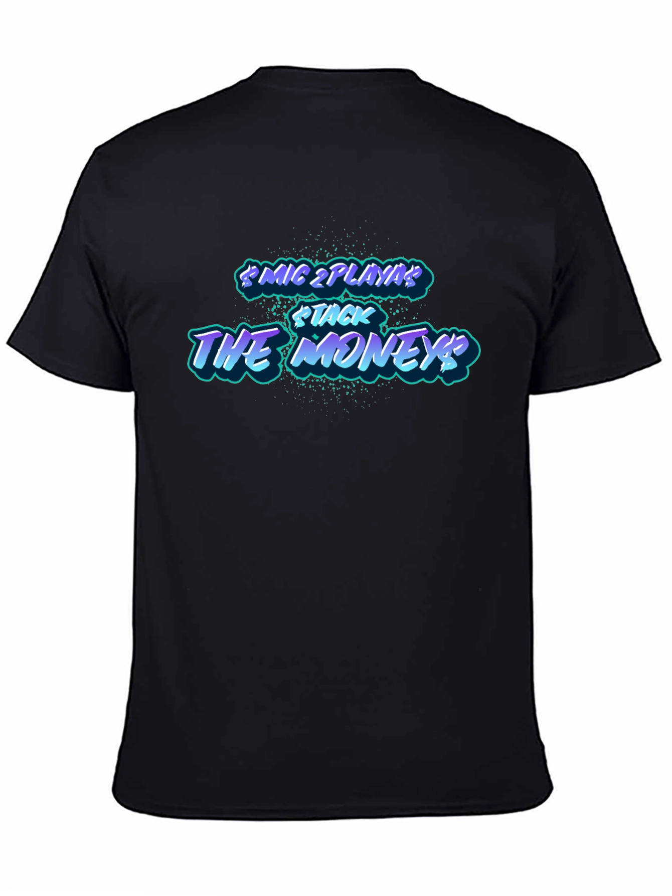 Mic 2 Playa Stack the Money Graphic T-Shirt
