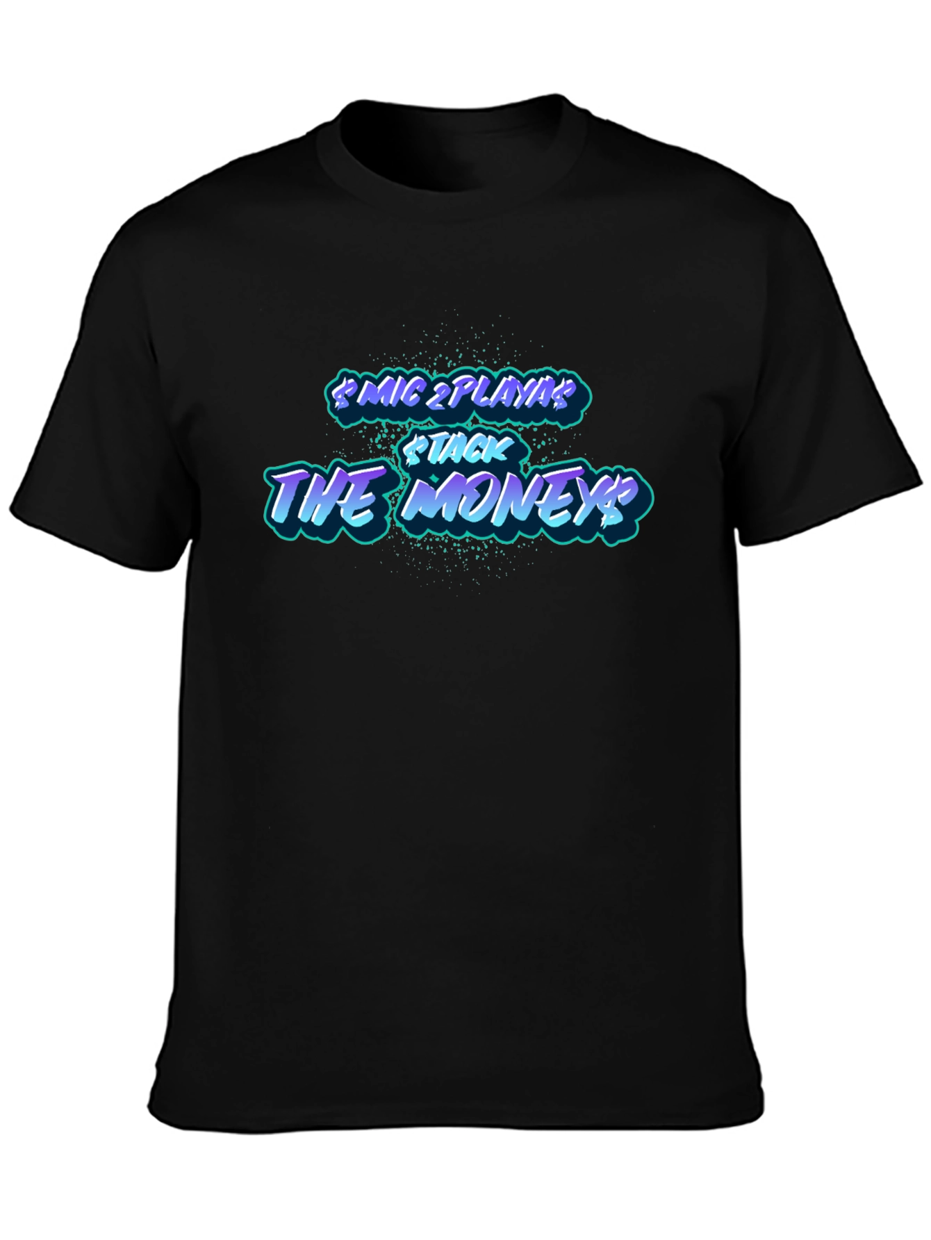 Mic 2 Playa Stack the Money Graphic T-Shirt