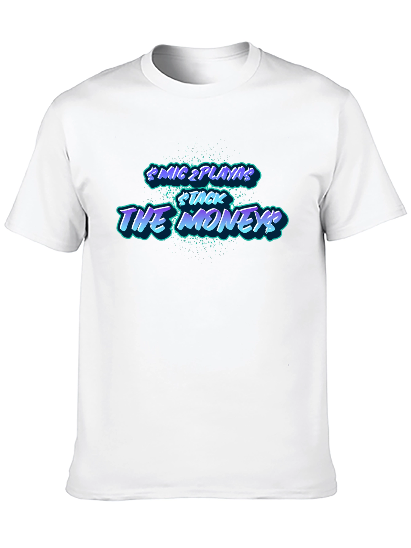 Mic 2 Playa Stack the Money Graphic T-Shirt