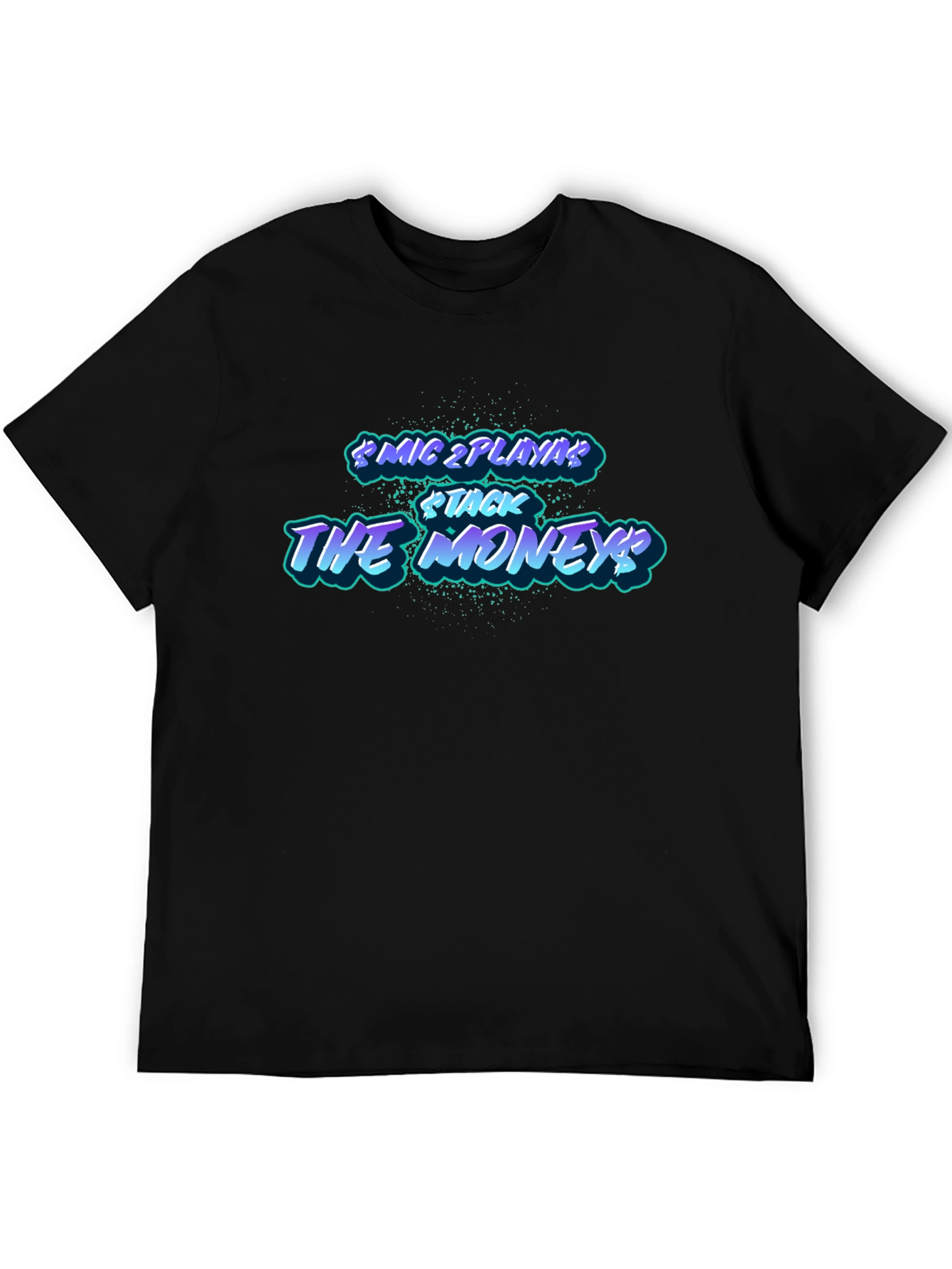 Mic 2 Playa Stack the Money Graphic T-Shirt