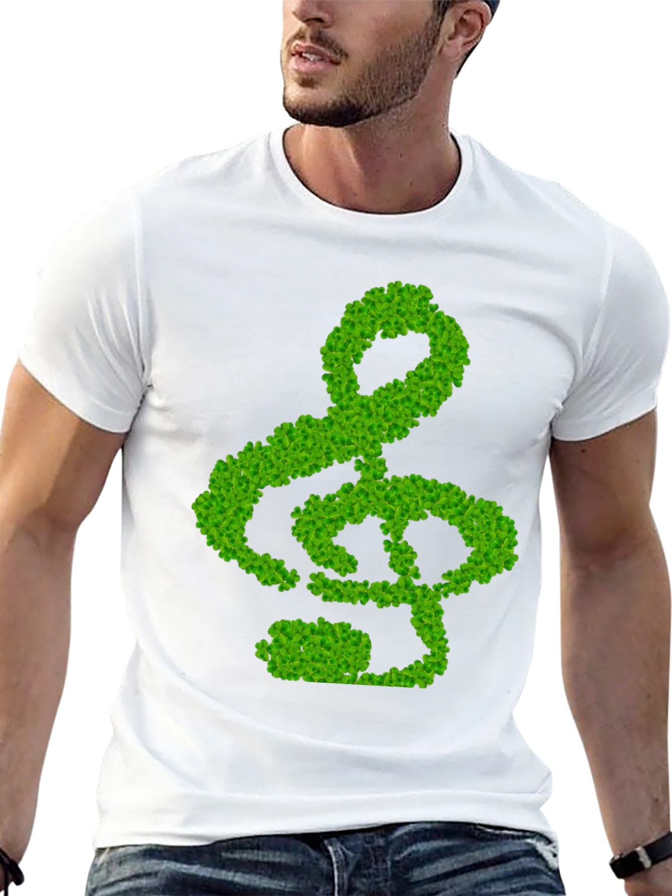 Lucky Treble Clef Tee - Black