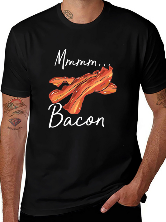 Mmmm Bacon T-Shirt - Funny Foodie Tee