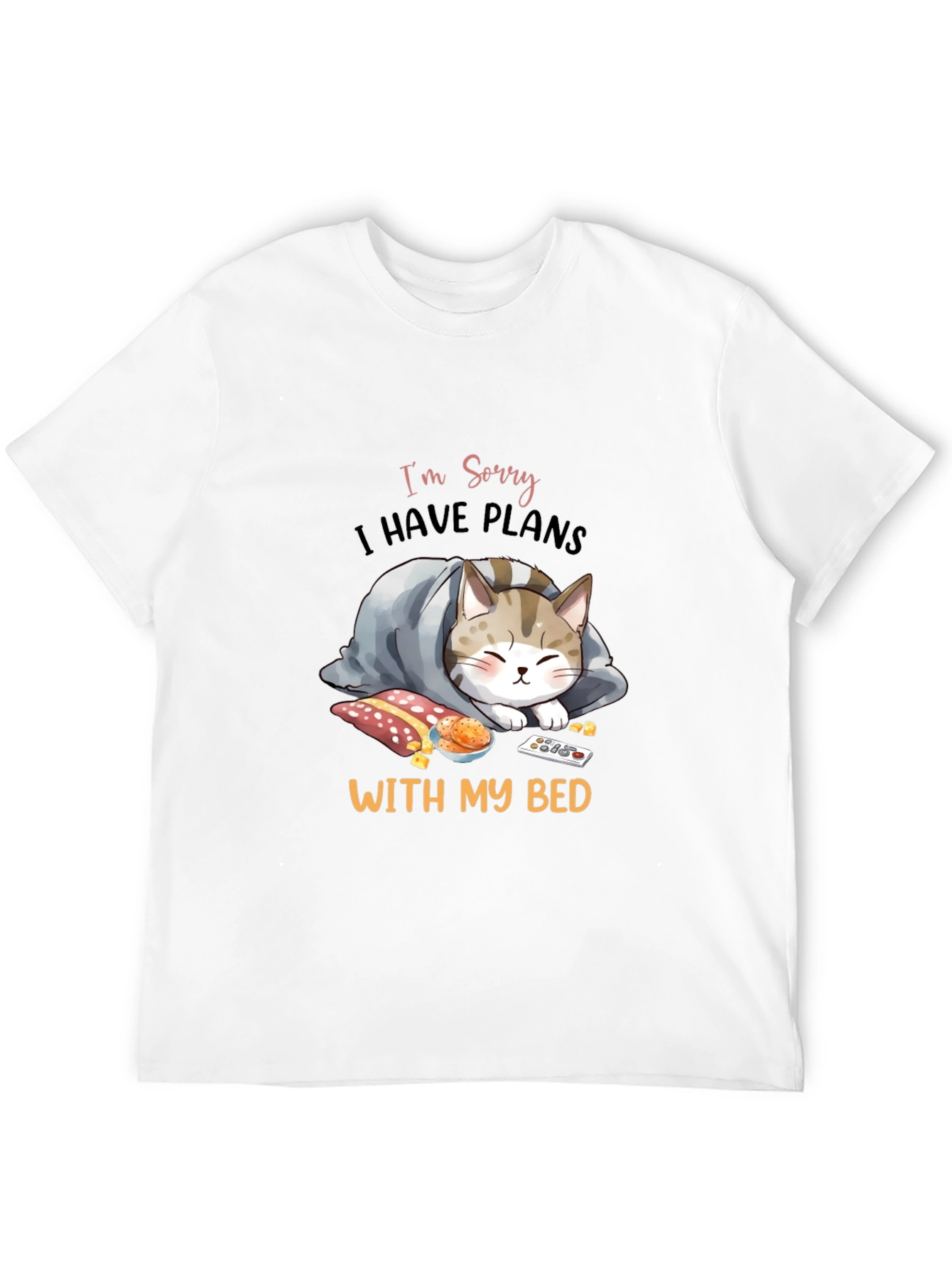 Funny Cat Bed Plans Graphic T-Shirt