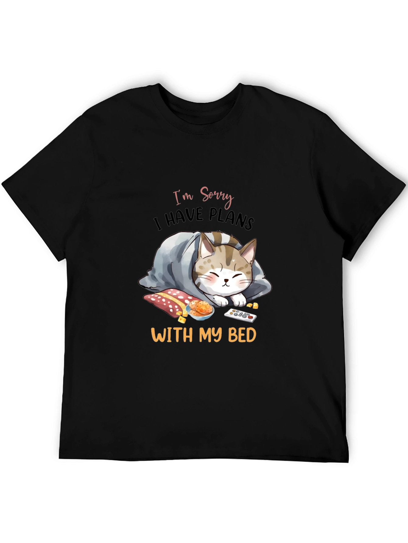 Funny Cat Bed Plans Graphic T-Shirt