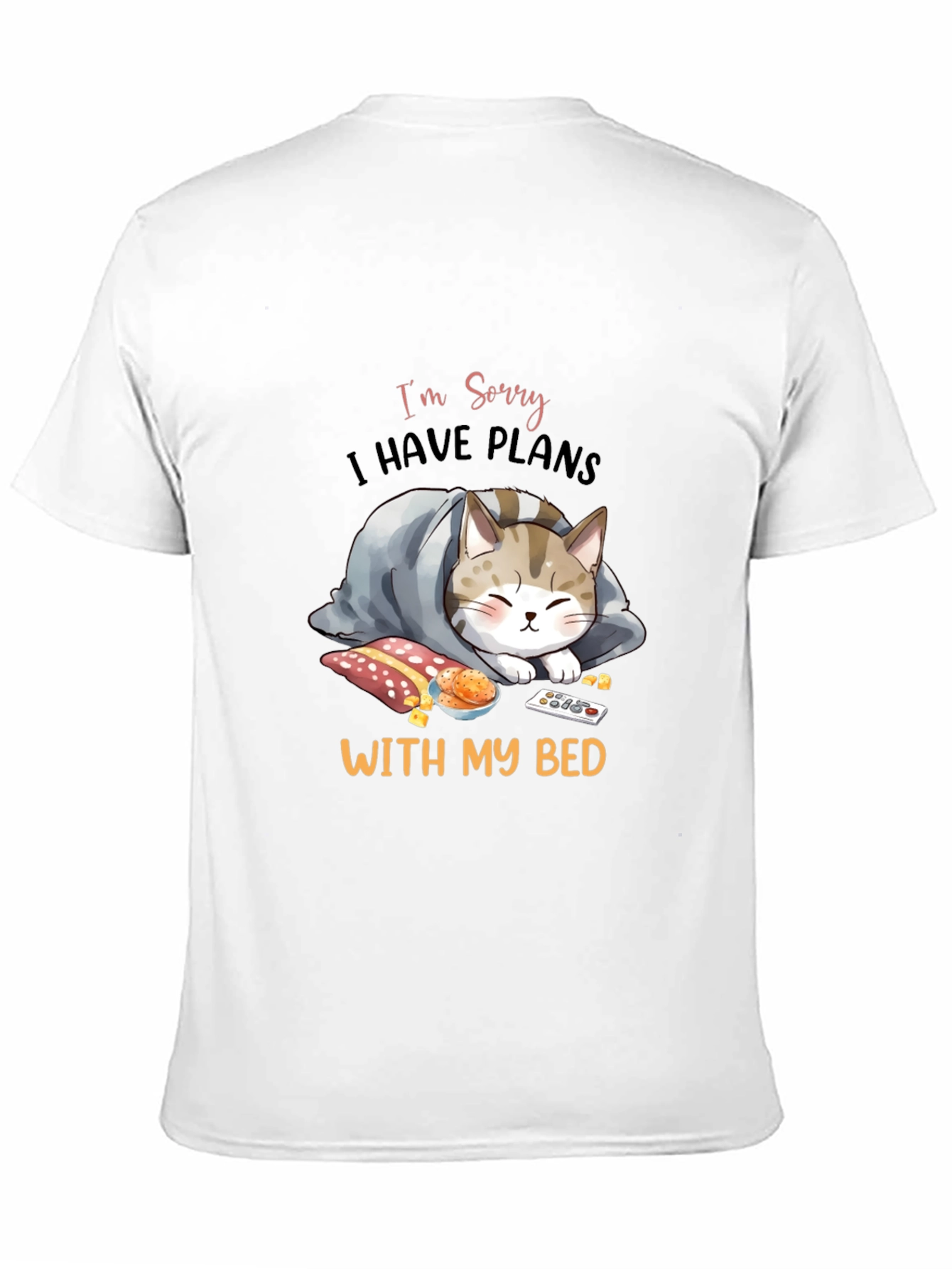 Funny Cat Bed Plans Graphic T-Shirt