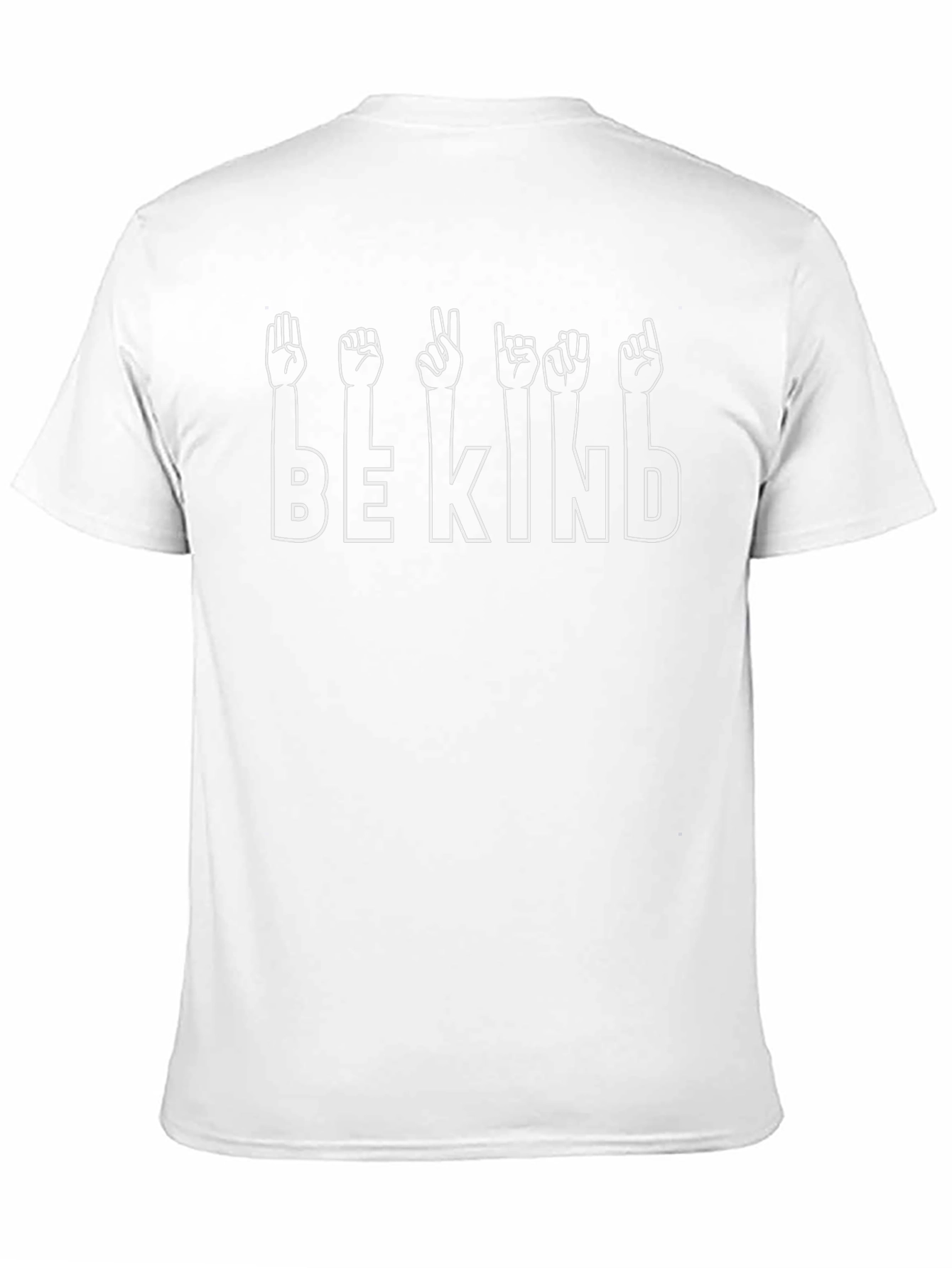 Be Kind ASL T-Shirt - Black