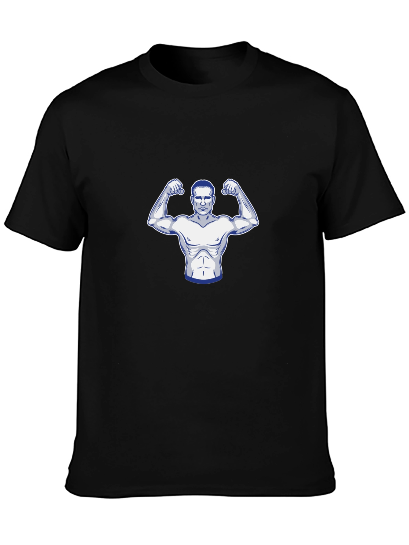 Muscle Man Graphic Tee - Black