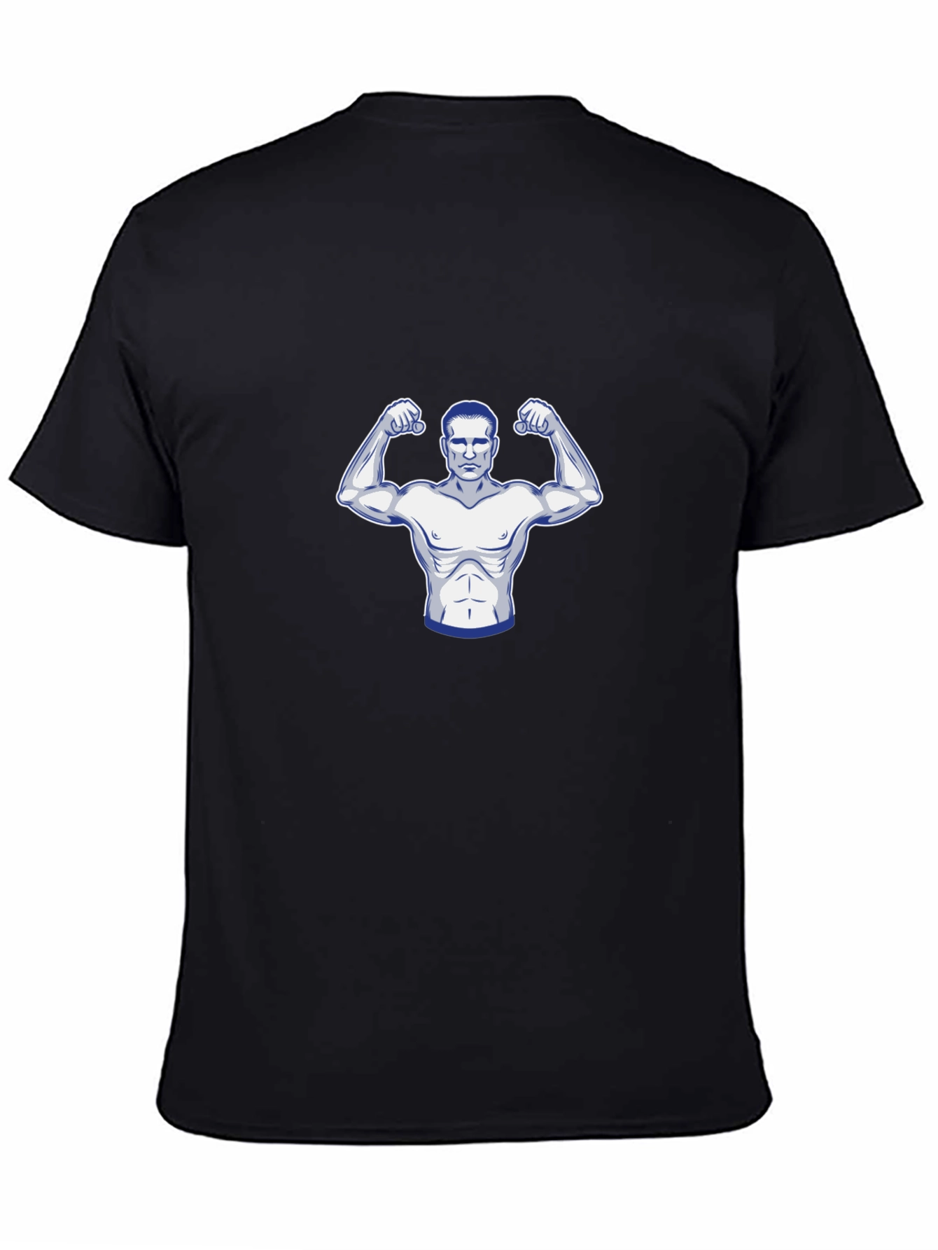 Muscle Man Graphic Tee - Black