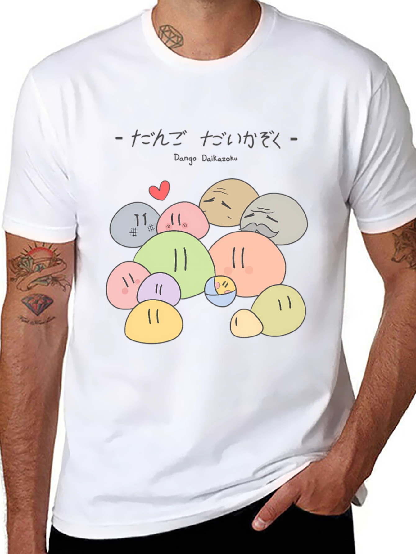 Dango Daikazoku Anime T-Shirt