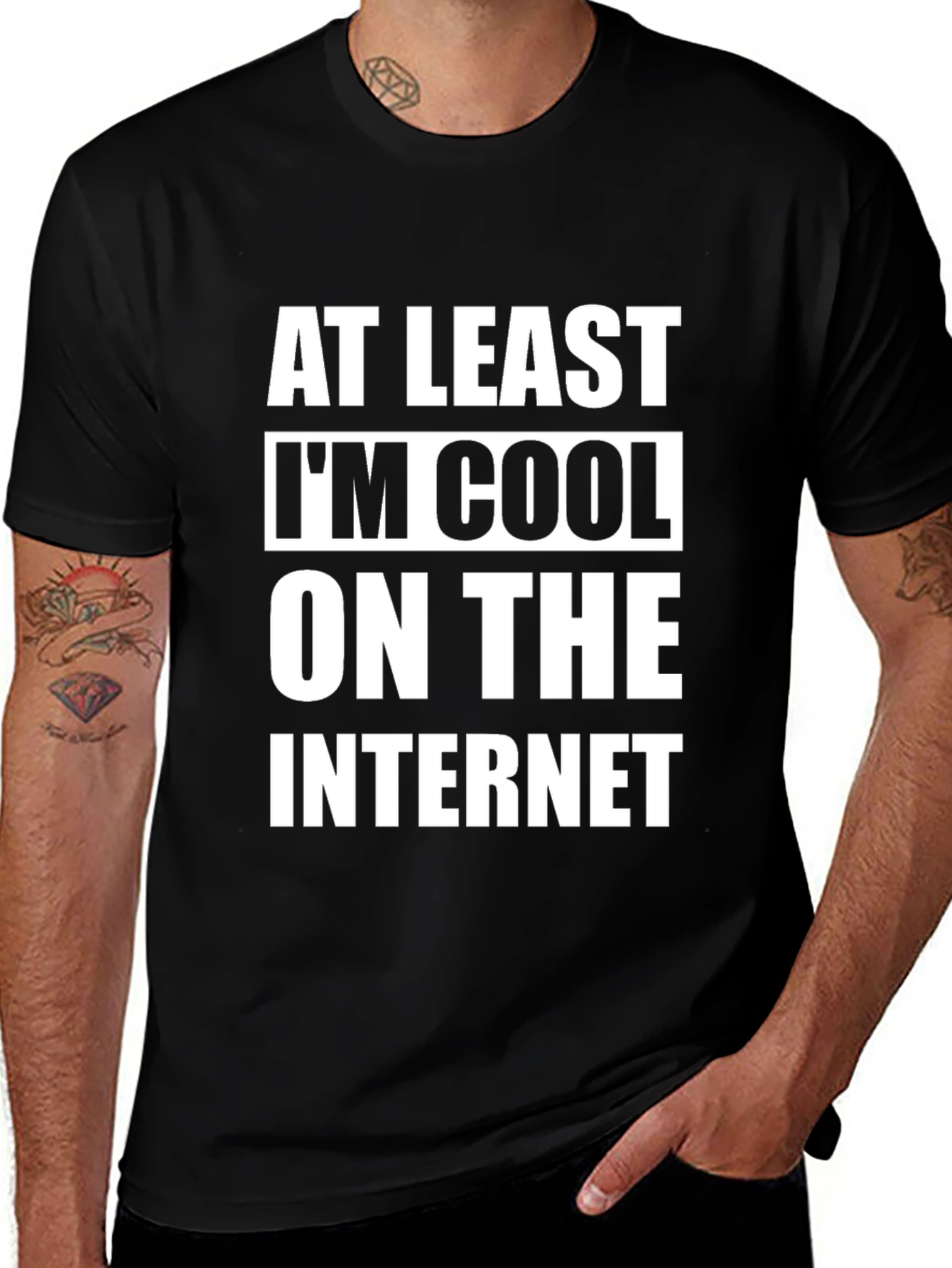 Cool on the Internet T-Shirt - Black Graphic Tee