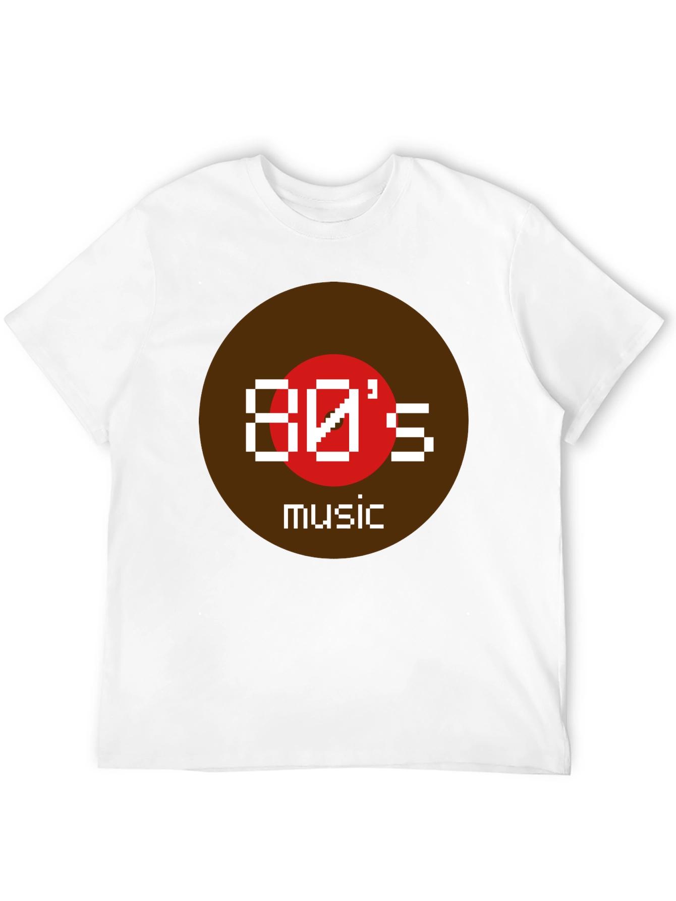 Retro 80s Music Pixel Art T-Shirt