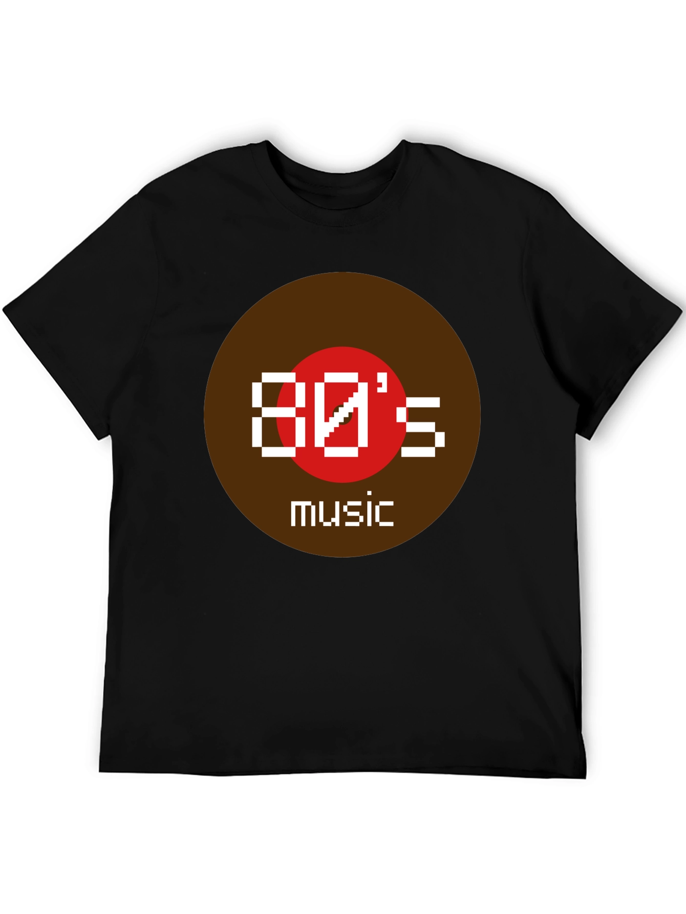 Retro 80s Music Pixel Art T-Shirt