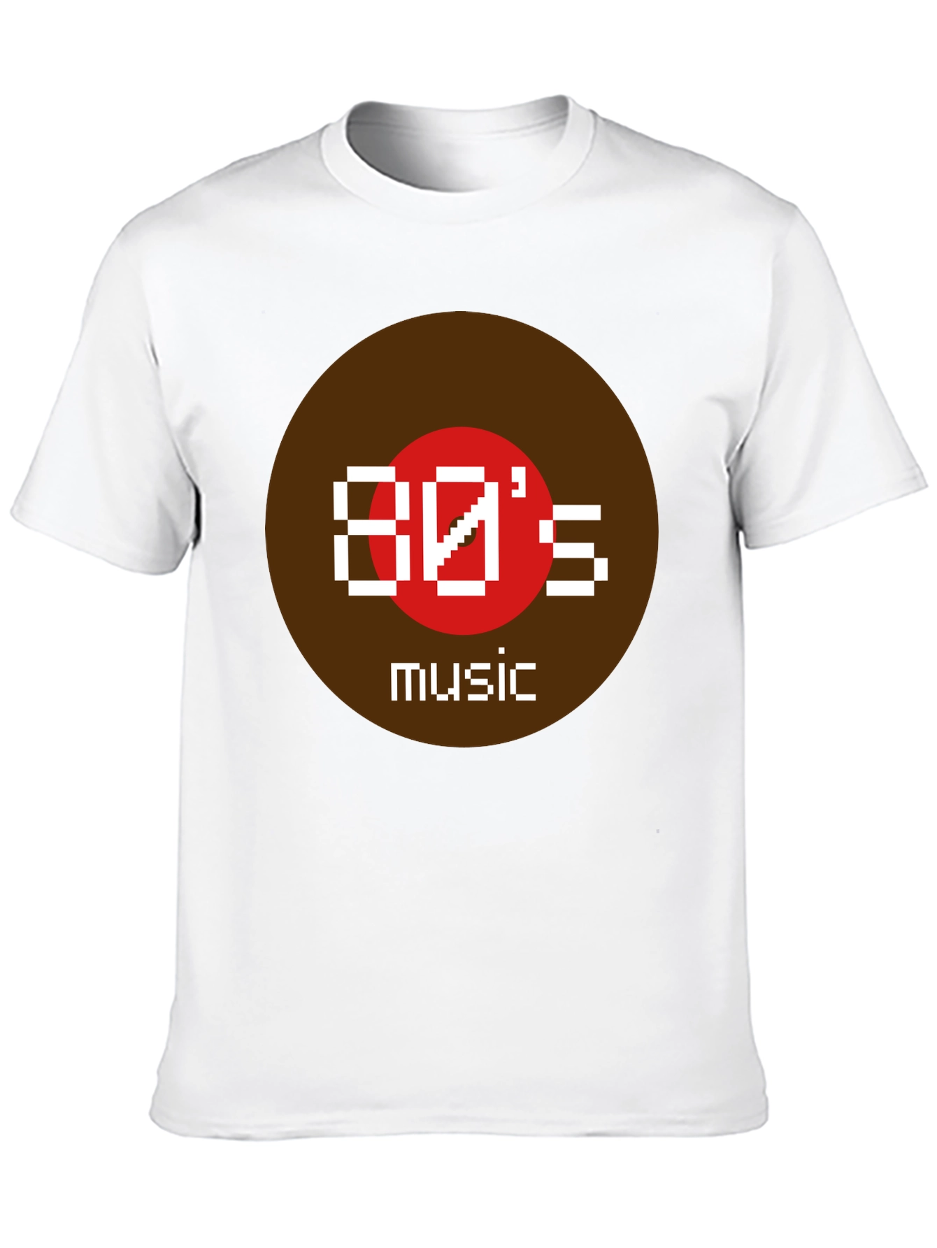 Retro 80s Music Pixel Art T-Shirt