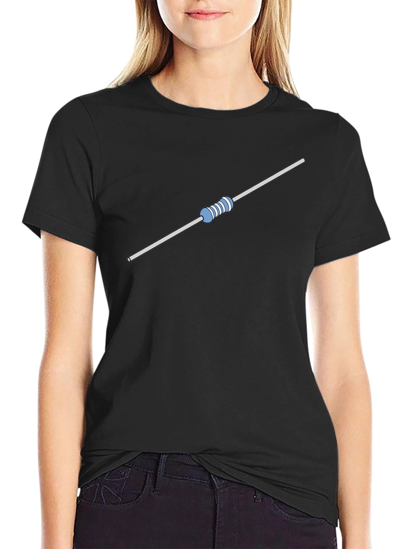 Resistor Graphic T-Shirt - Black Cotton Tee